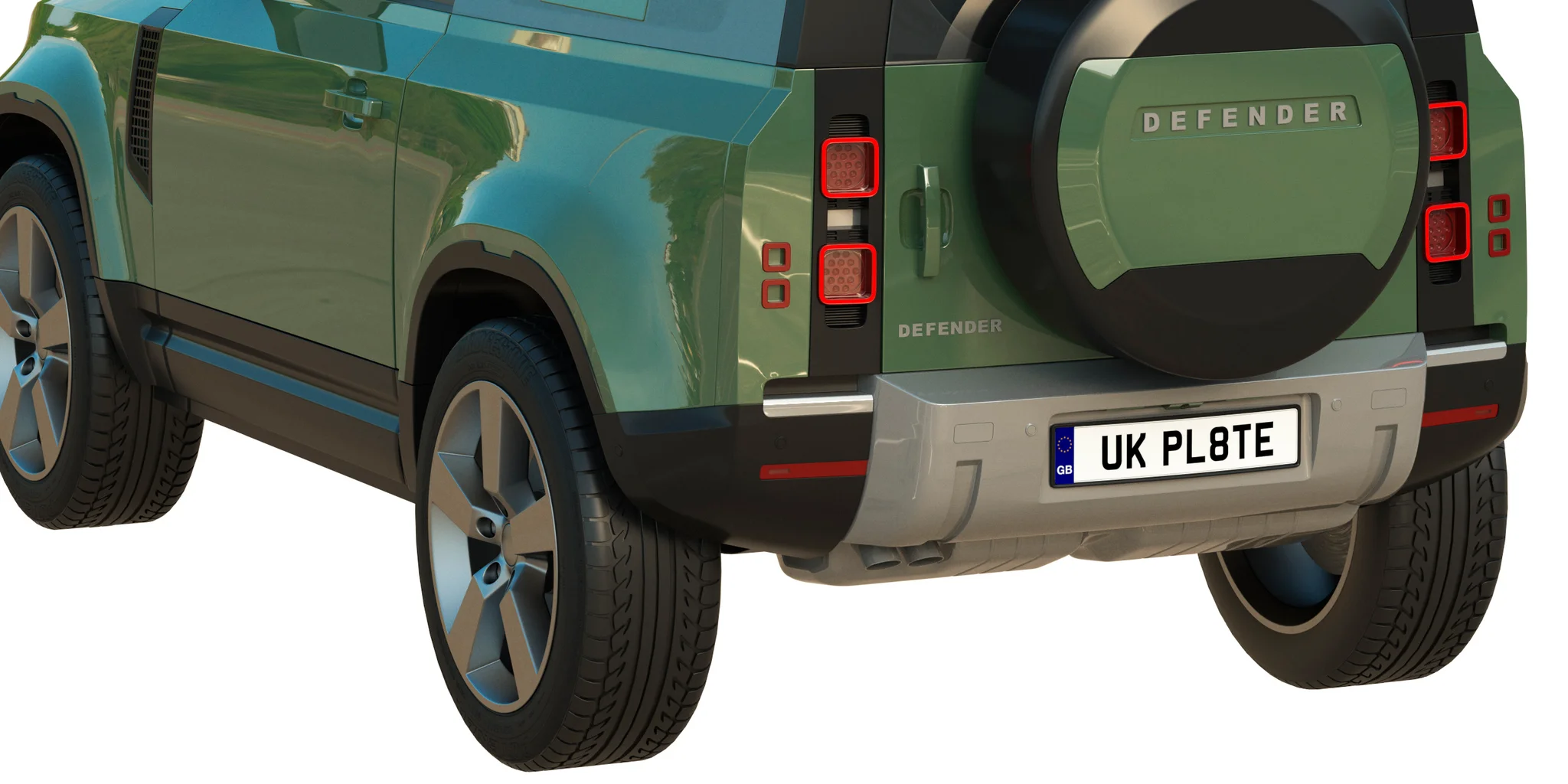 Land Rover Defender 90, 3D model preview 29