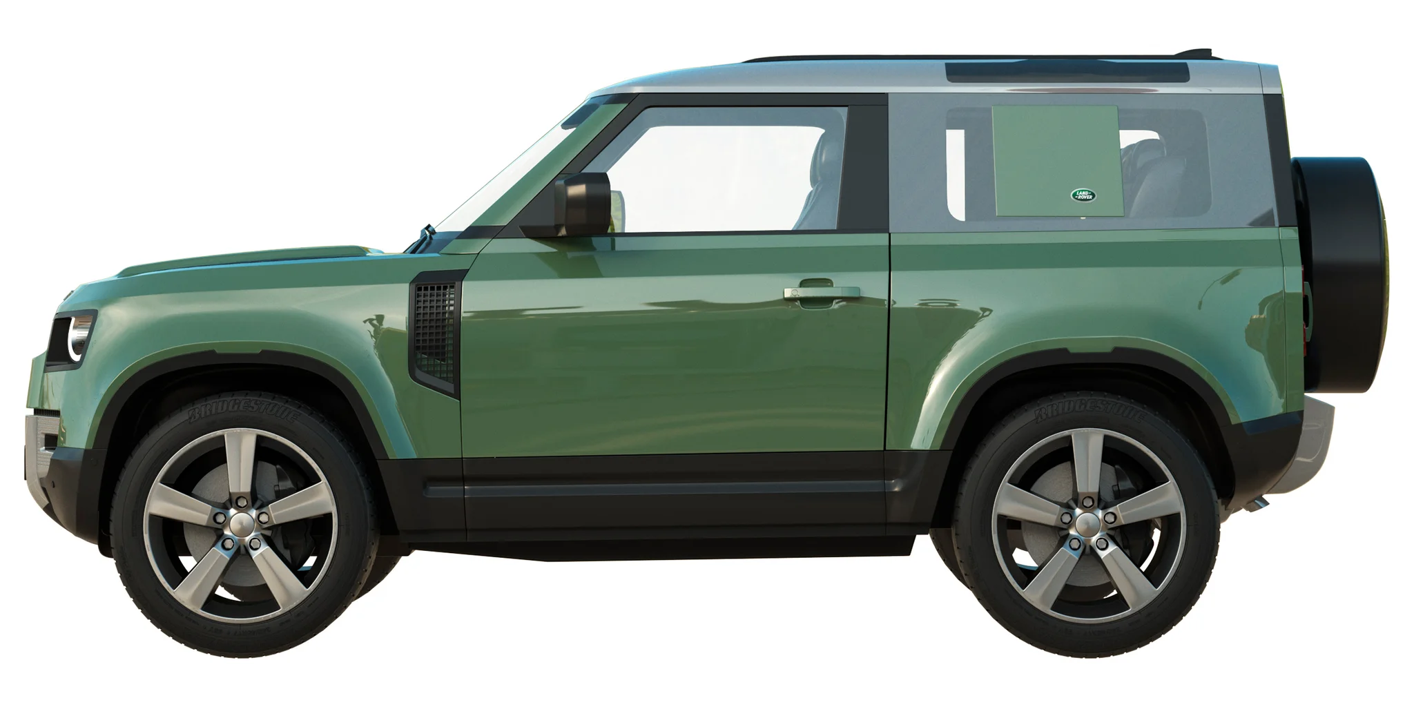 Land Rover Defender 90, 3D model preview 32