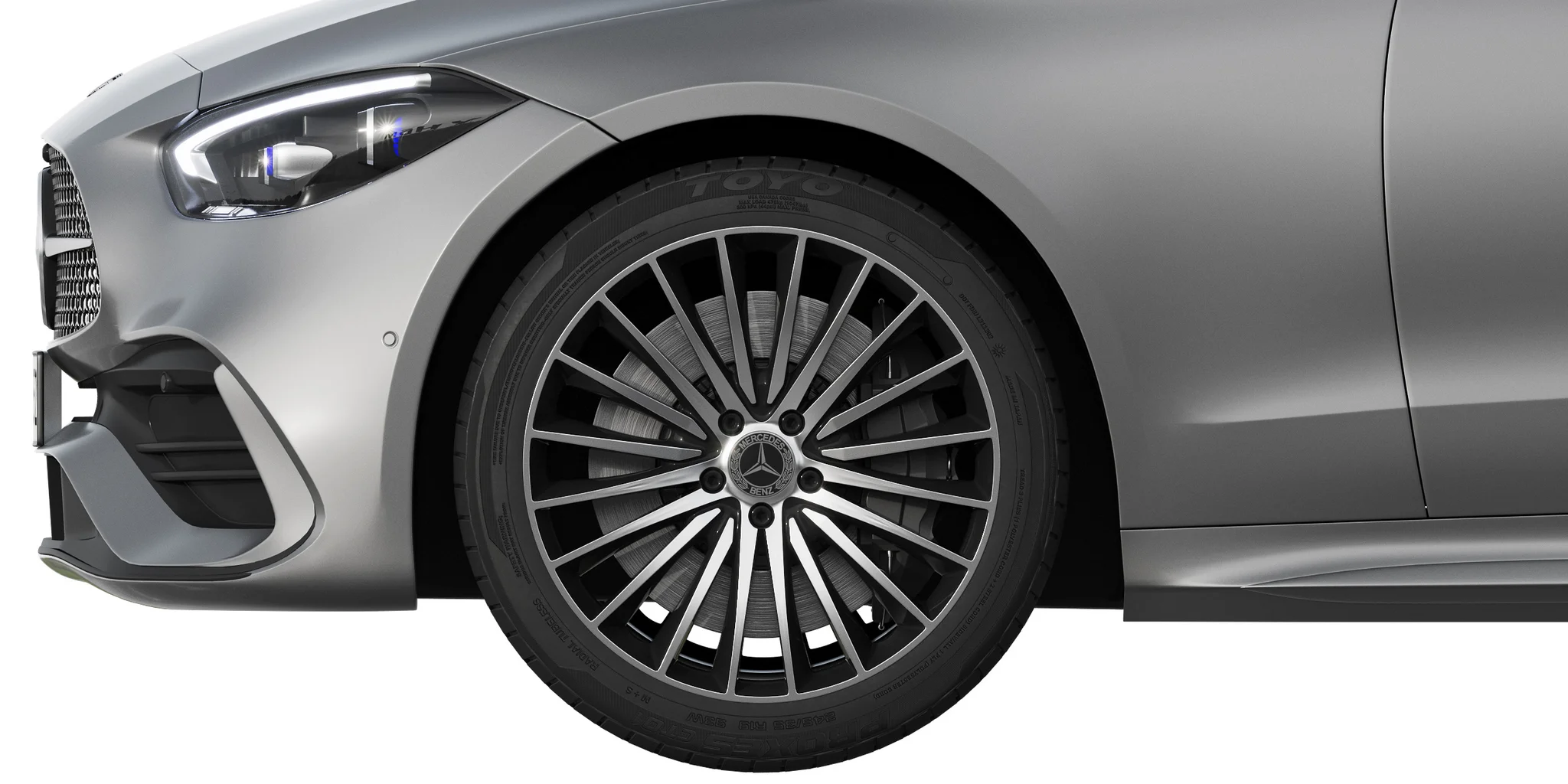 Mercedes Benz C Class 2022, 3D model preview 1