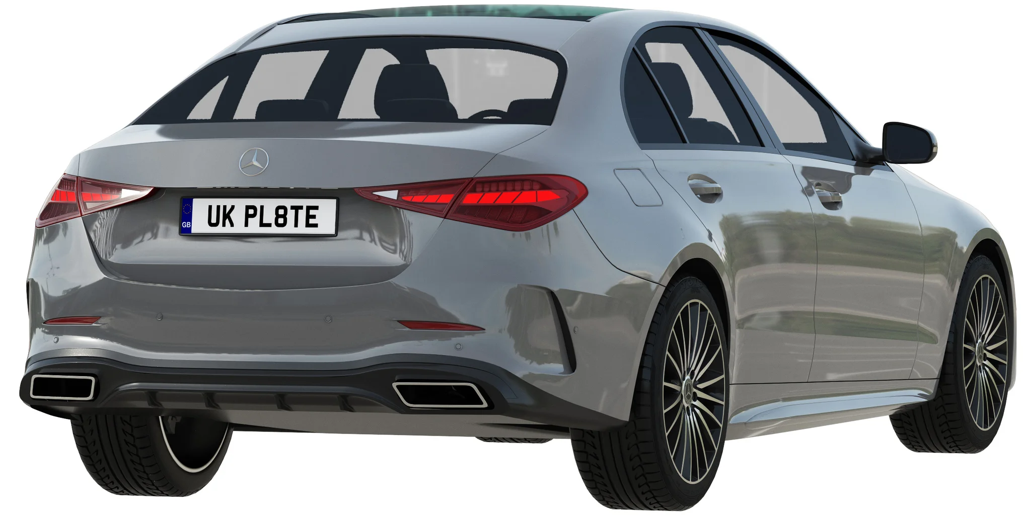 Mercedes Benz C Class 2022, 3D model preview 9