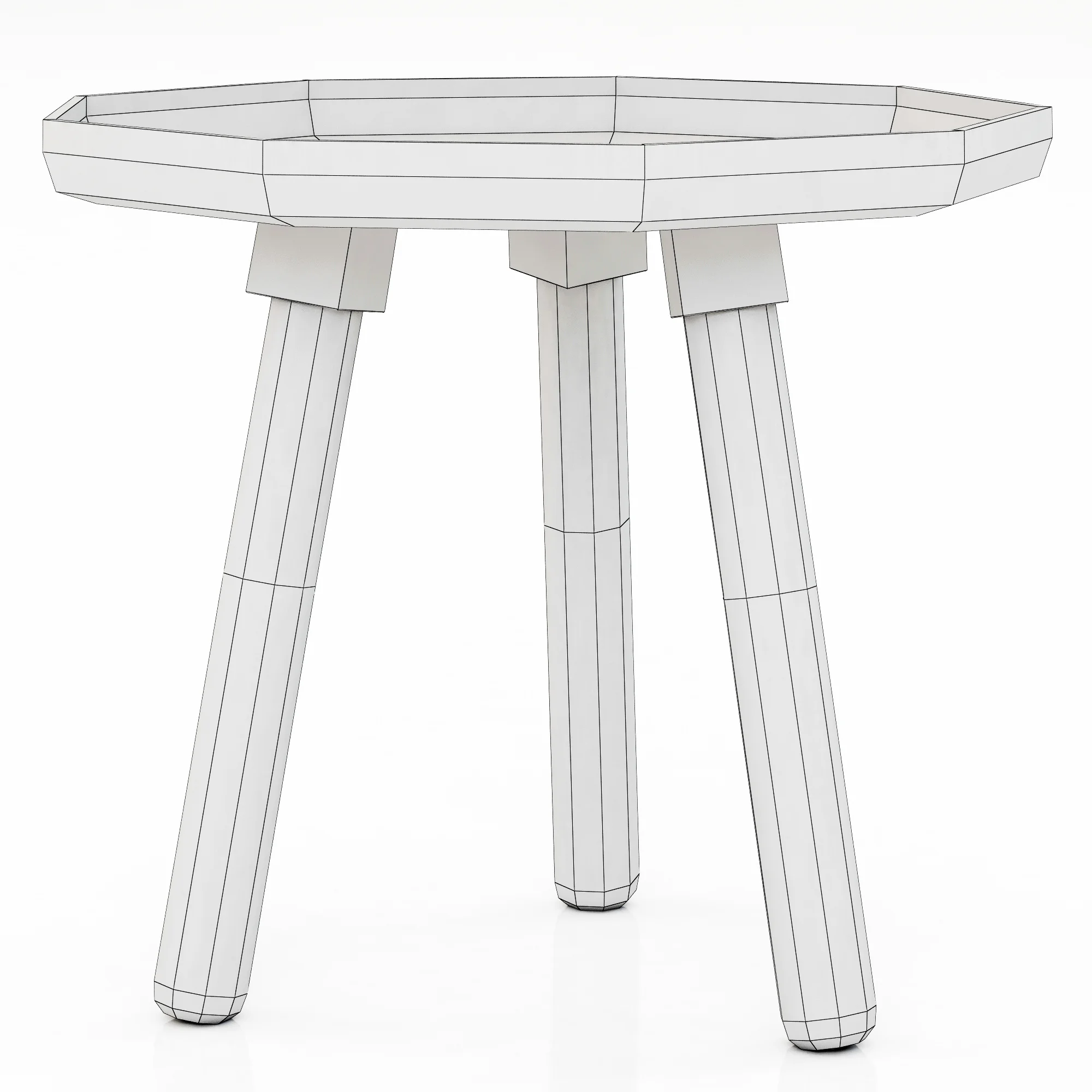 Normann Copenhagen Tablo Table — 3D model preview 6
