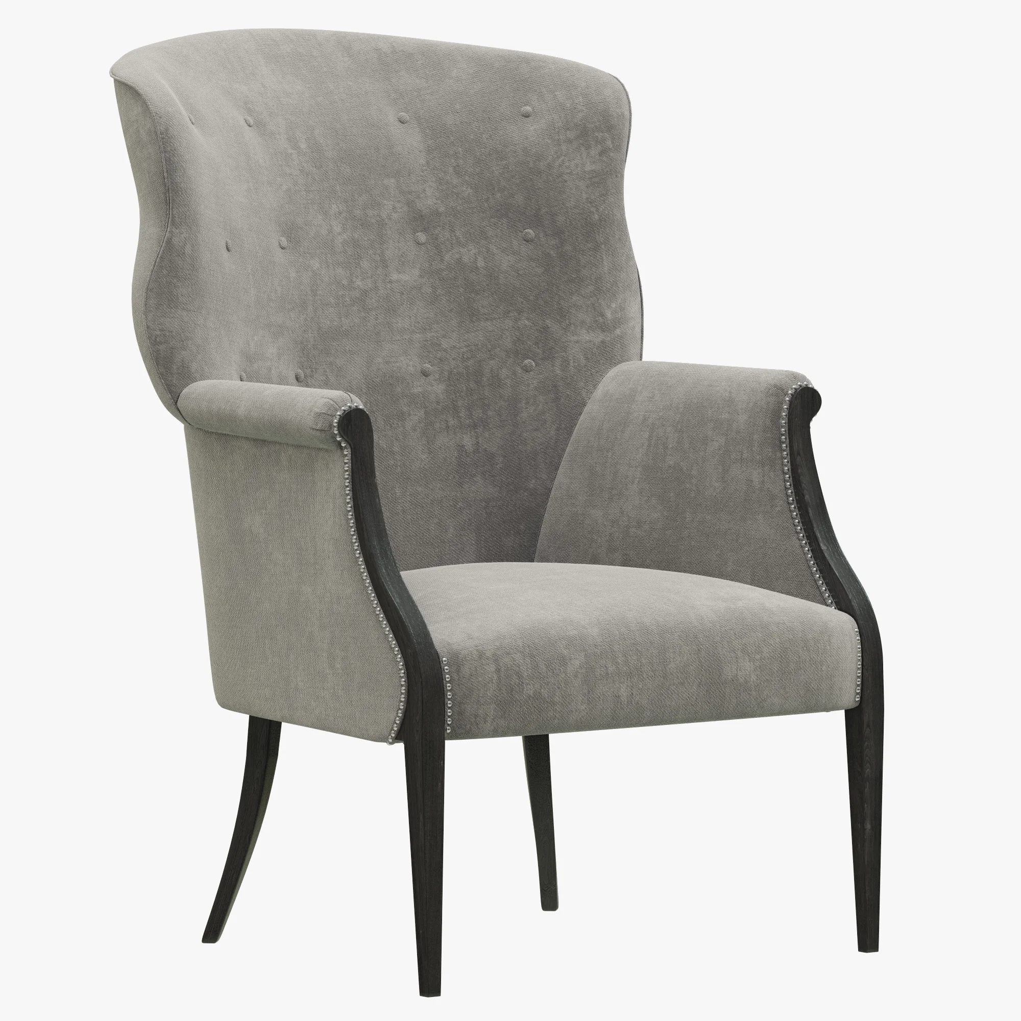 Restoration Hardware Edwardian Wingback Chair — 3D model preview 1
