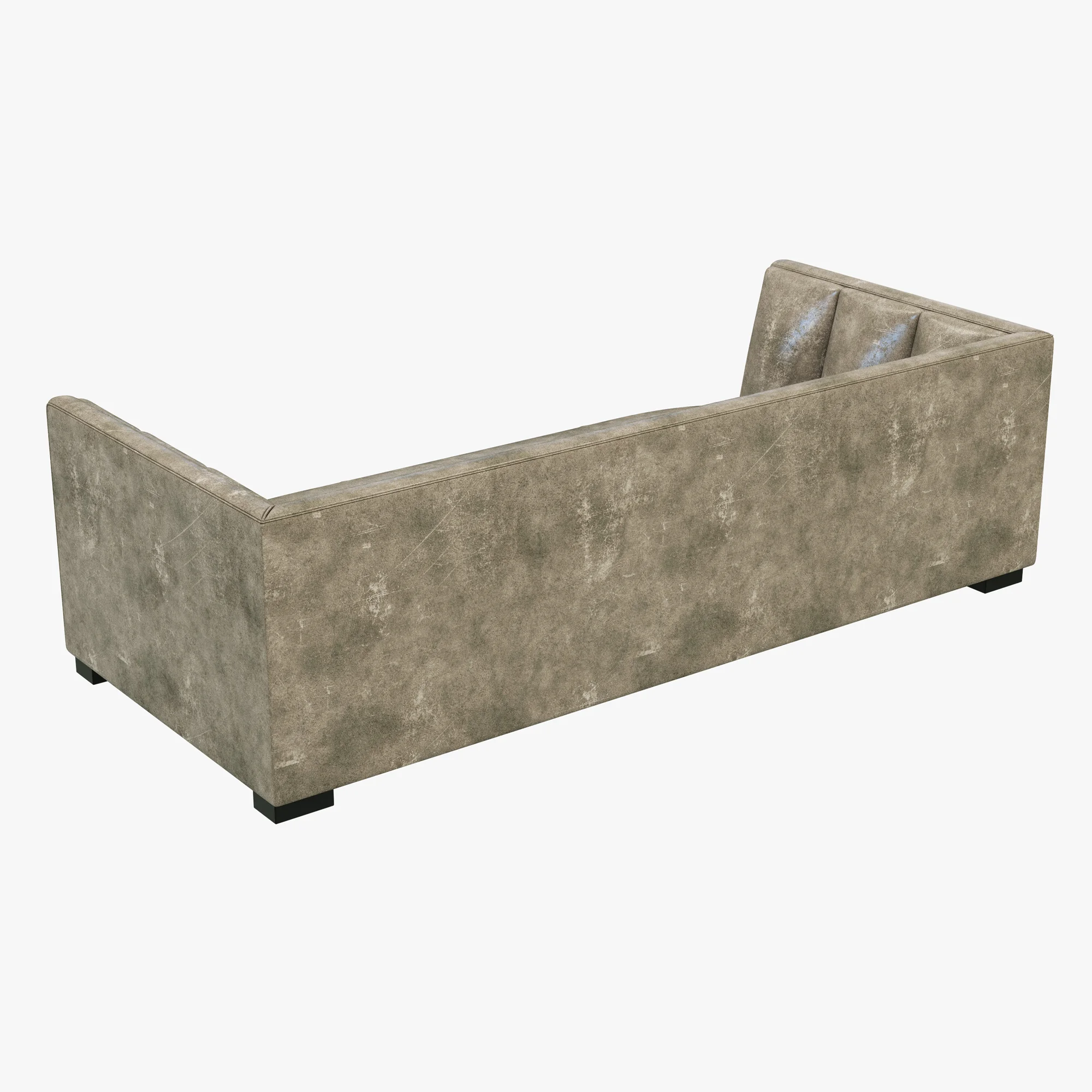 Restoration Hardware Modern Paxton Leather Sofa — 3D model preview 9