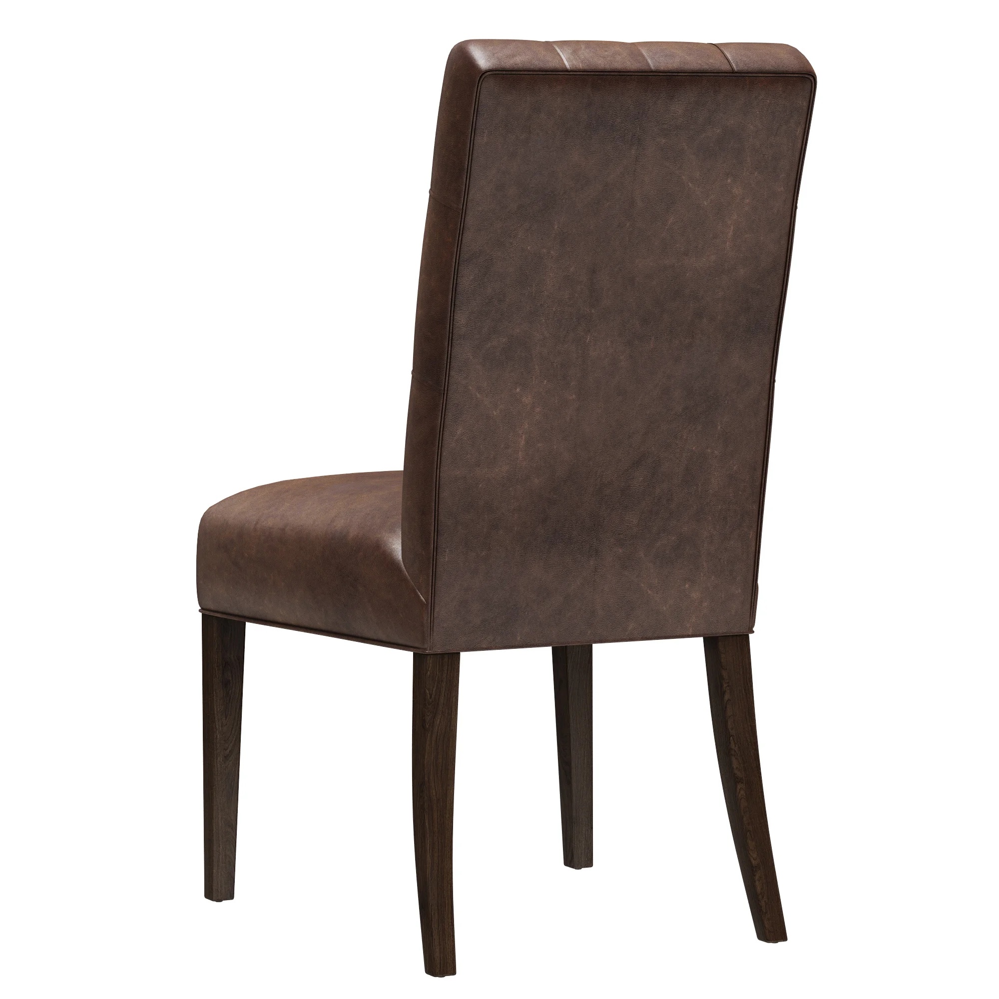 Restoration Hardware Bennett Parsons Leather Side Chair — 3D model preview 5