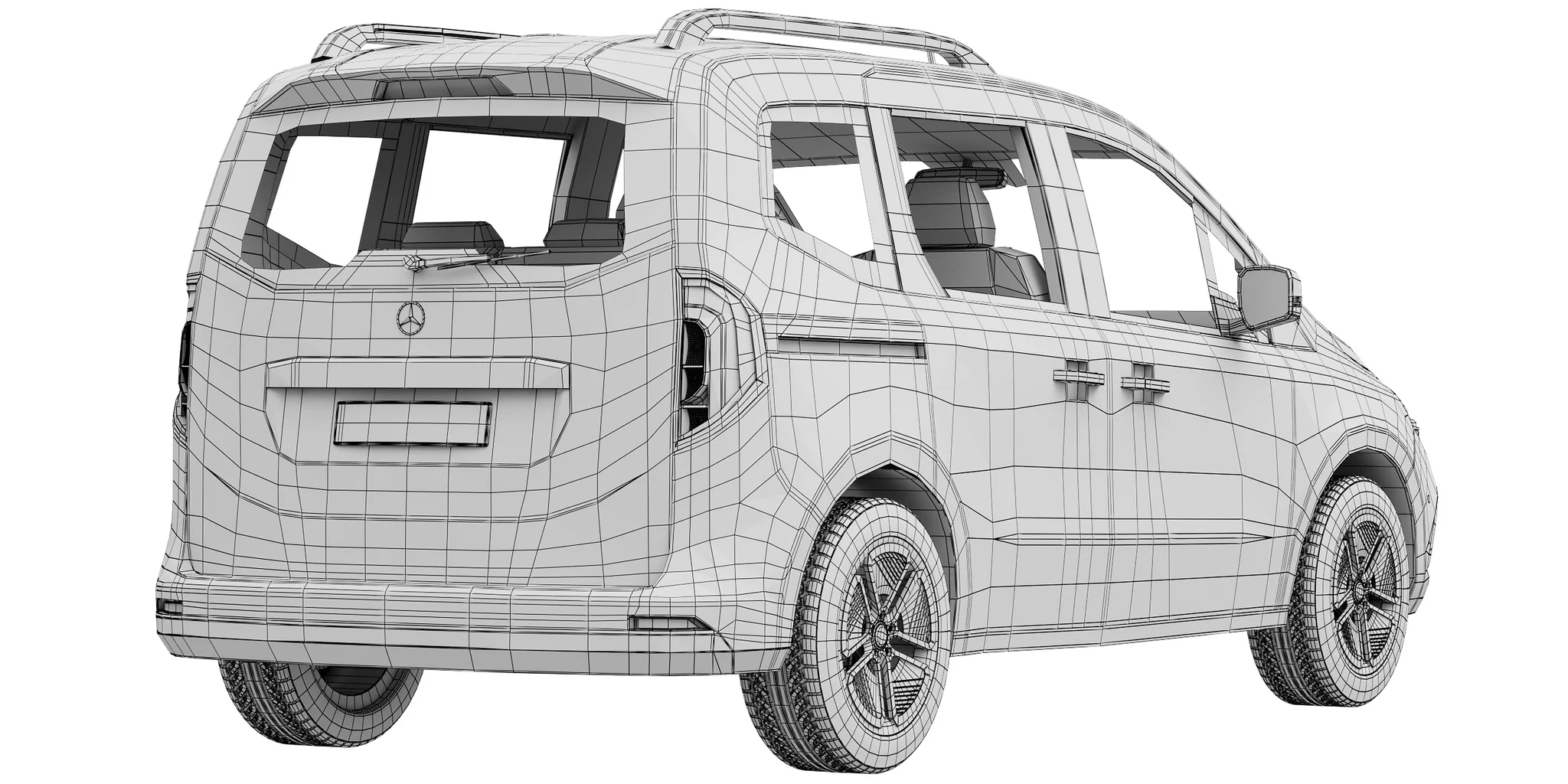 Mercedes Benz EQT, 3D model preview 8