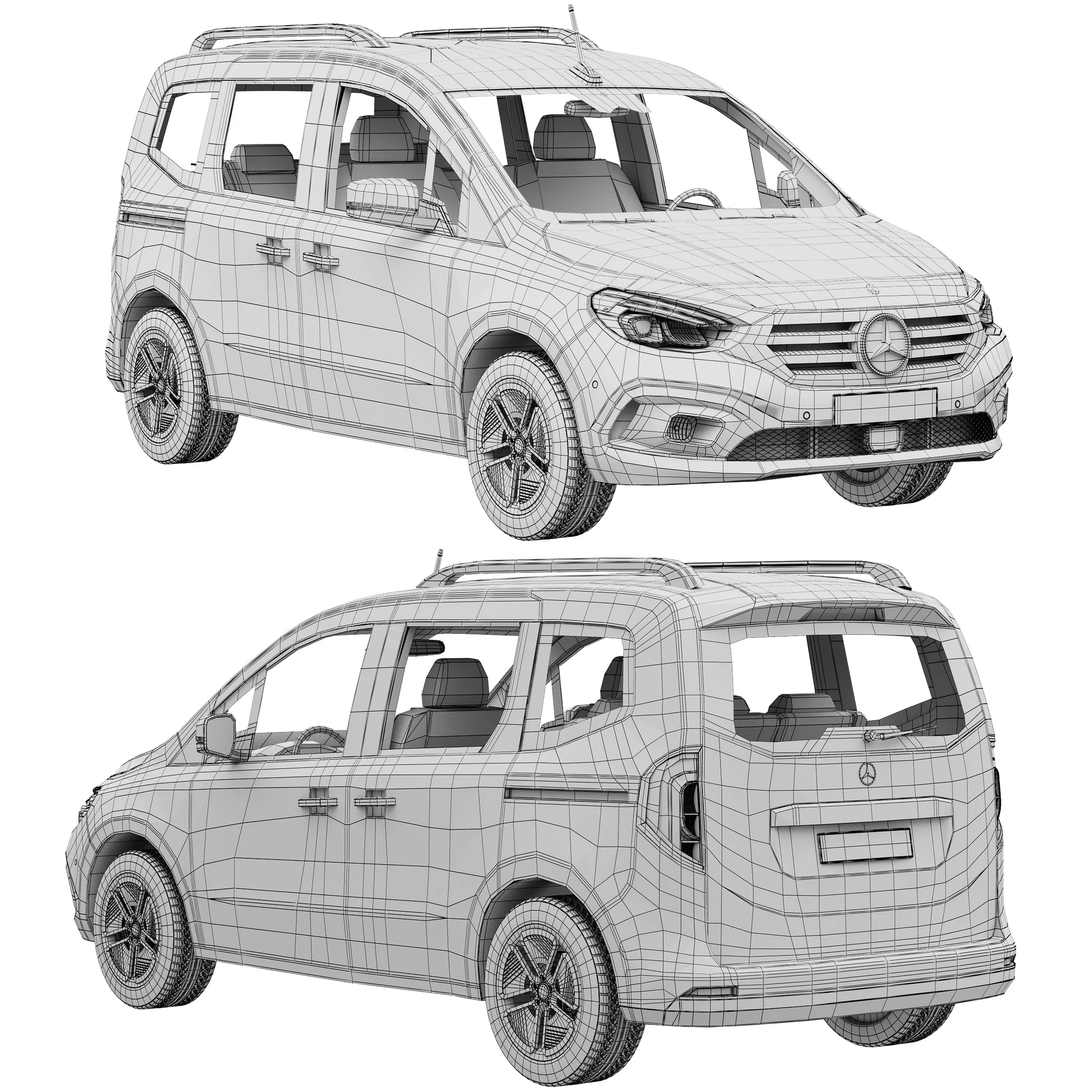 Mercedes Benz EQT, 3D model preview 18