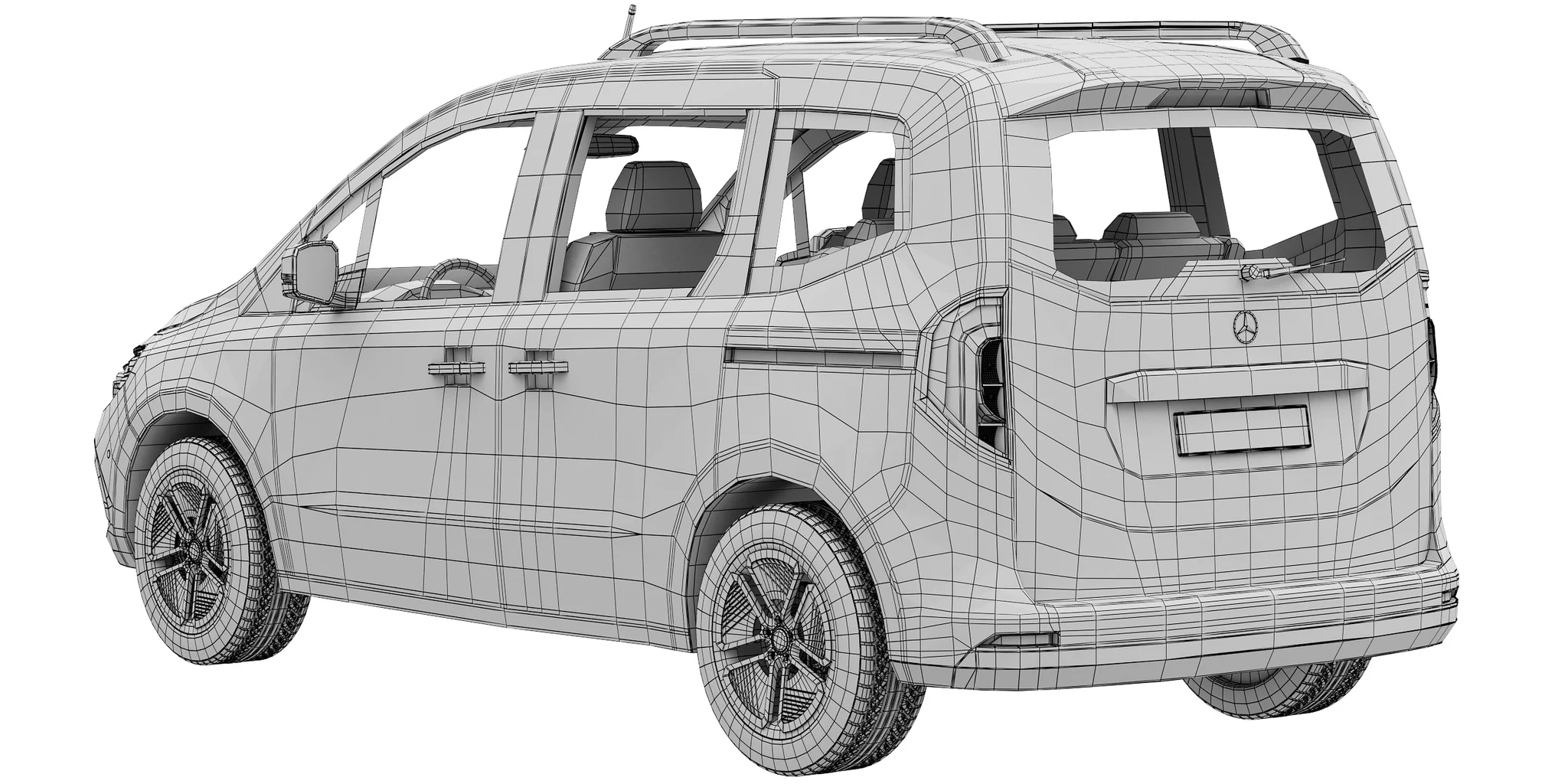 Mercedes Benz EQT, 3D model preview 23
