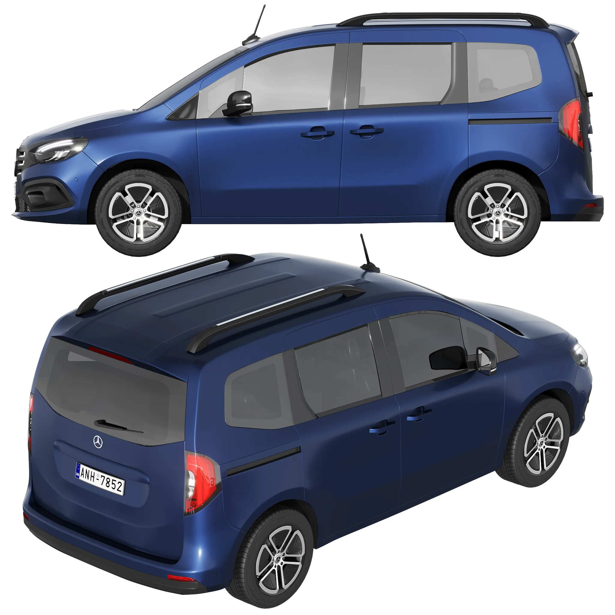 Mercedes Benz EQT, 3D model preview 28