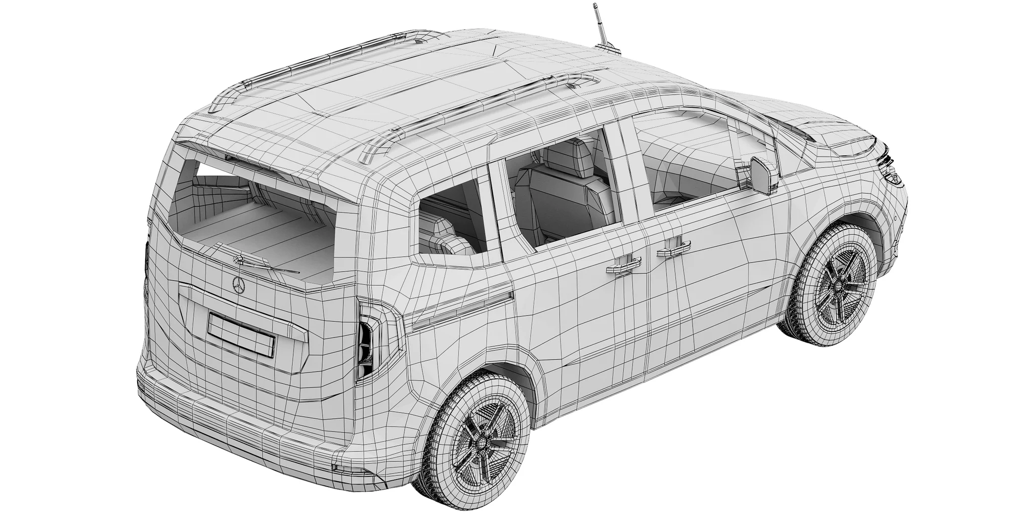 Mercedes Benz EQT, 3D model preview 35