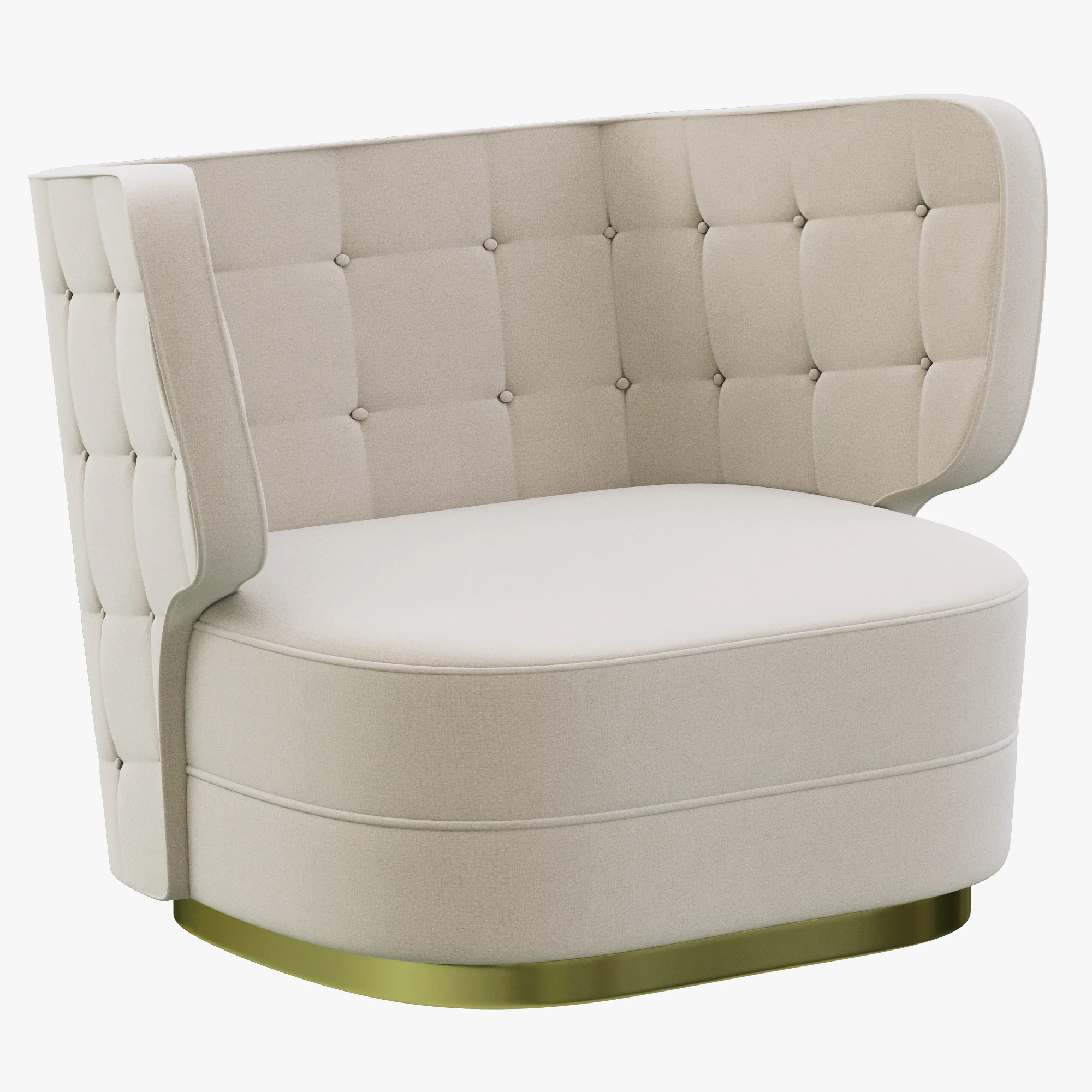 Brabbu George Armchair — 3D model preview 1