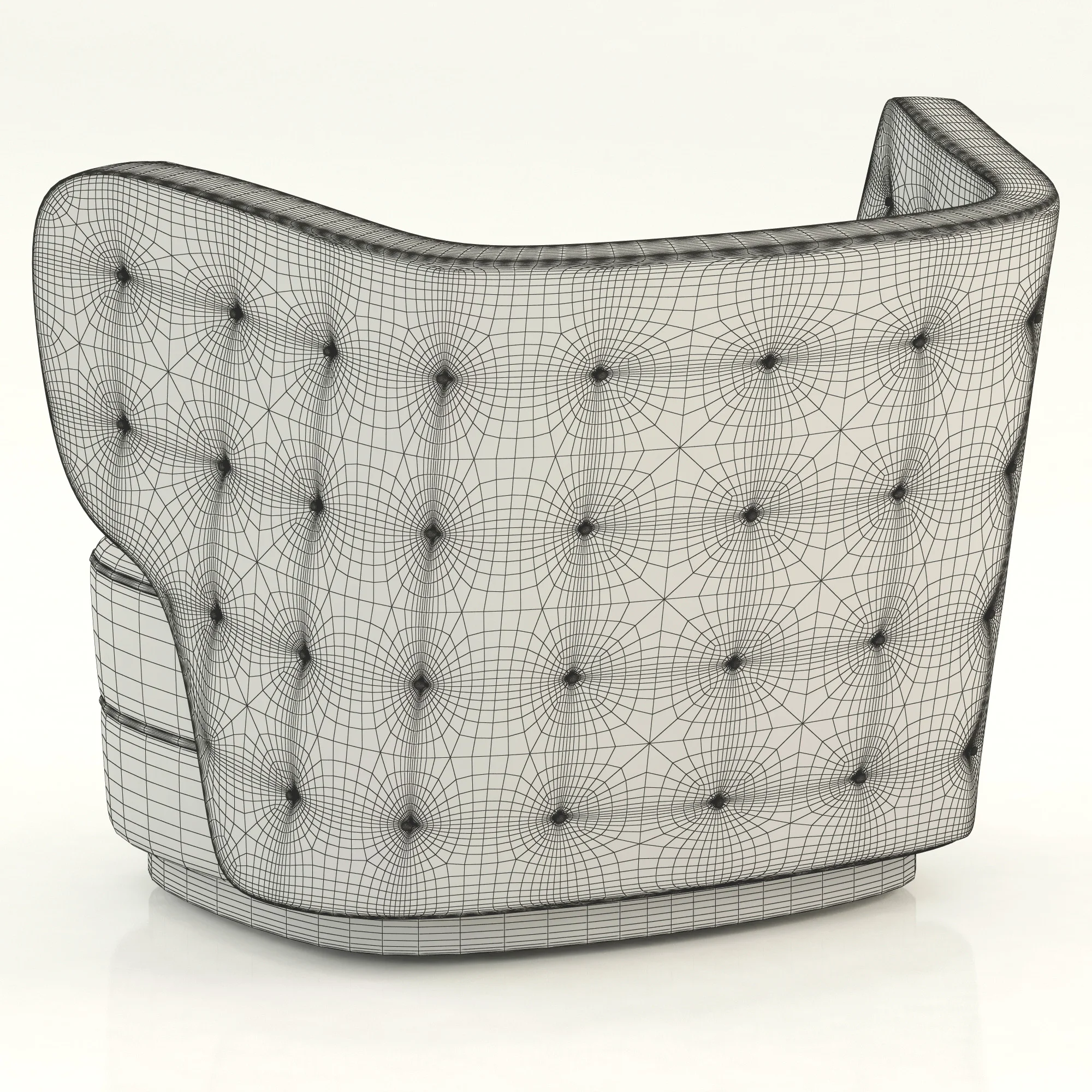 Brabbu George Armchair — 3D model preview 6