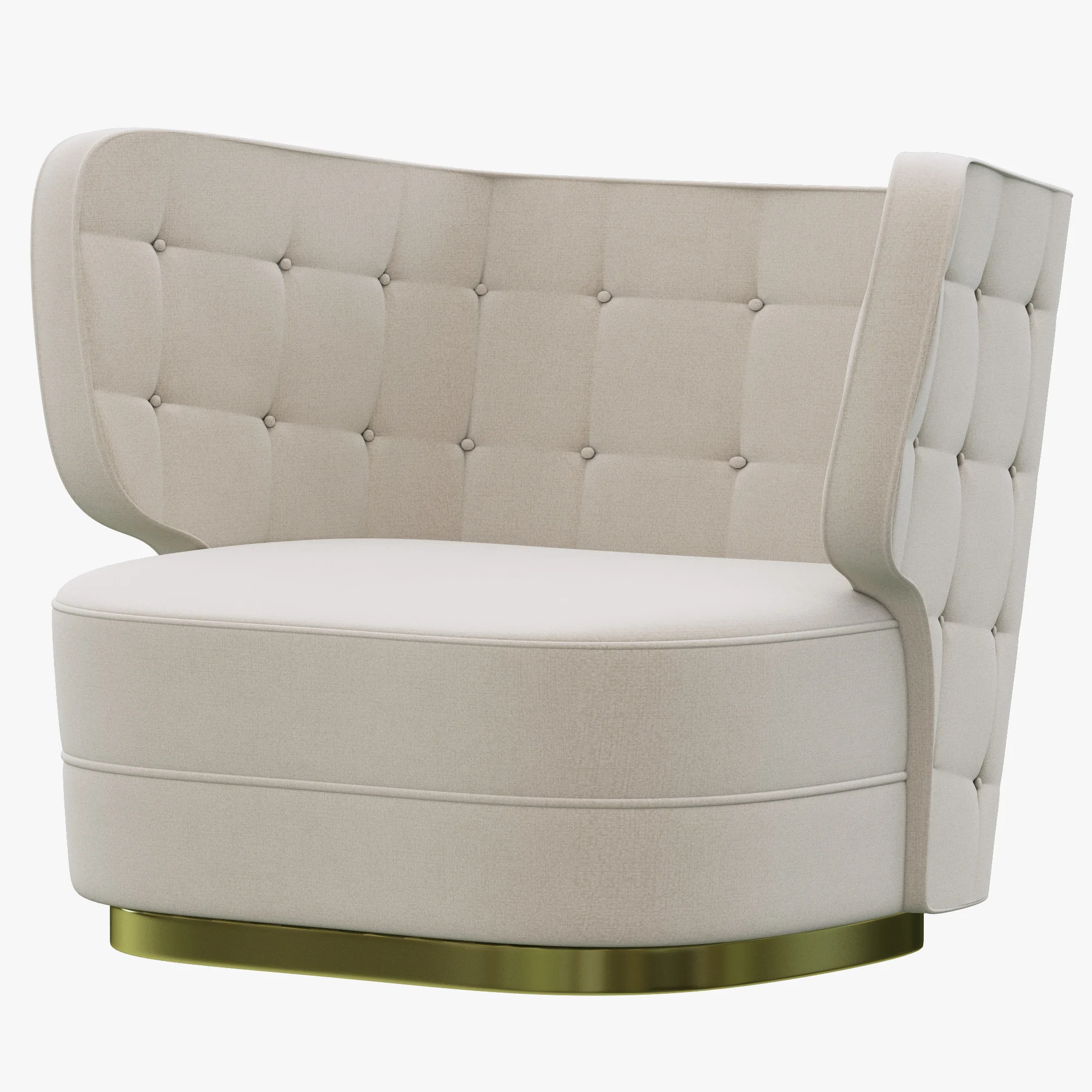 Brabbu George Armchair — 3D model preview 8