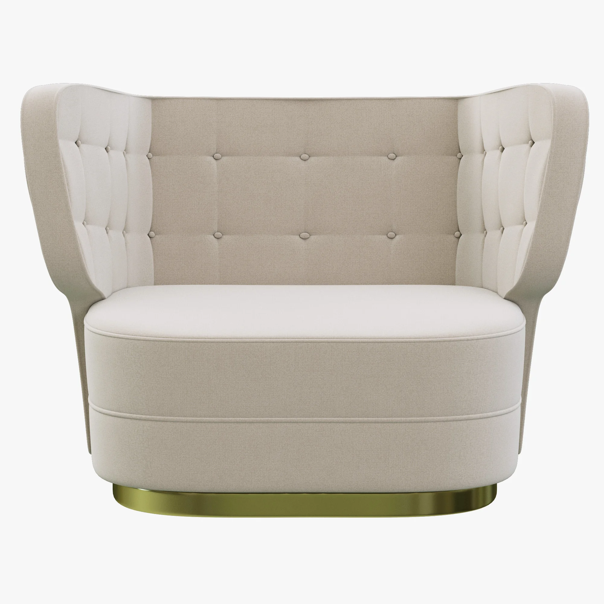 Brabbu George Armchair — 3D model preview 9
