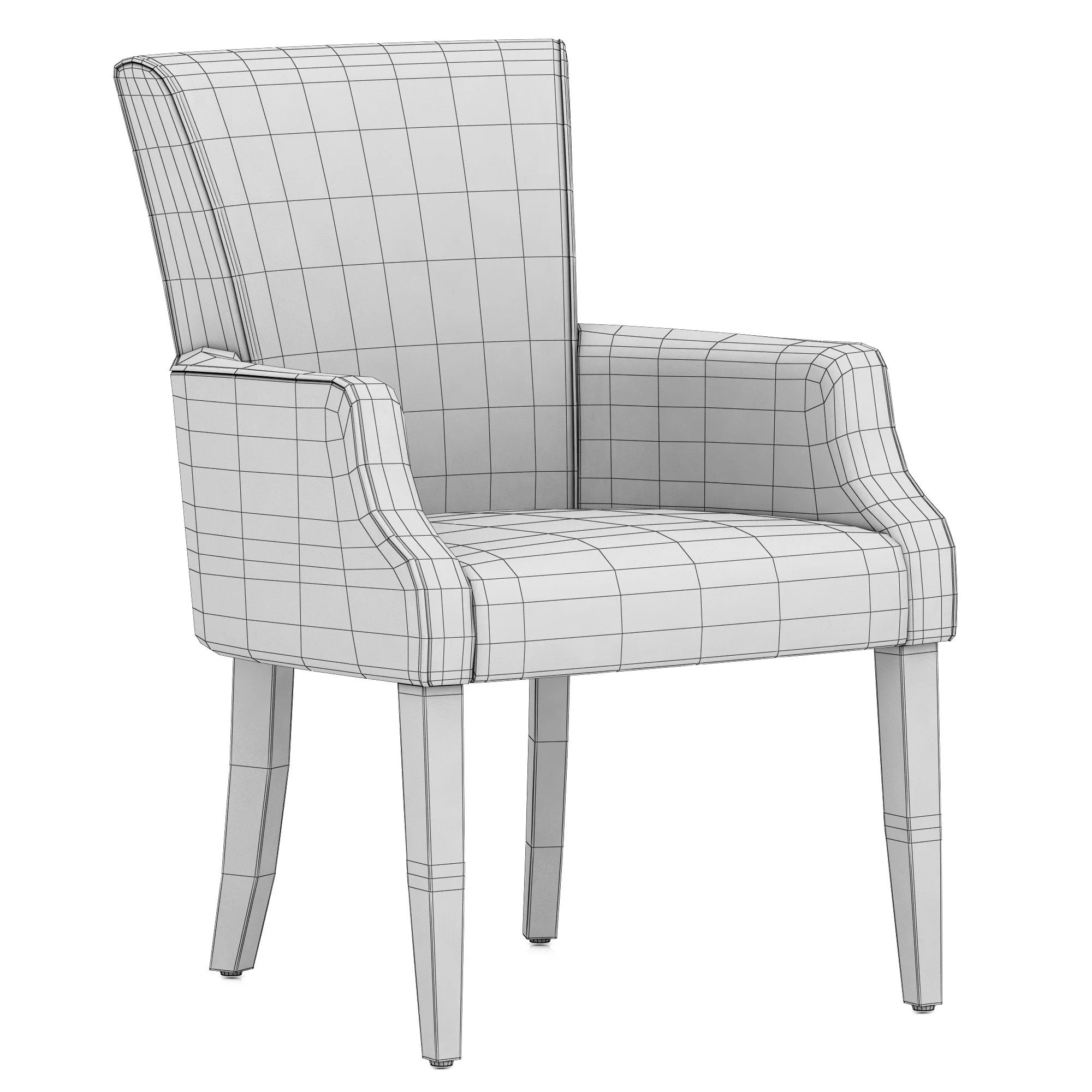 Dantone Home Sheringem Chair — 3D model preview 7
