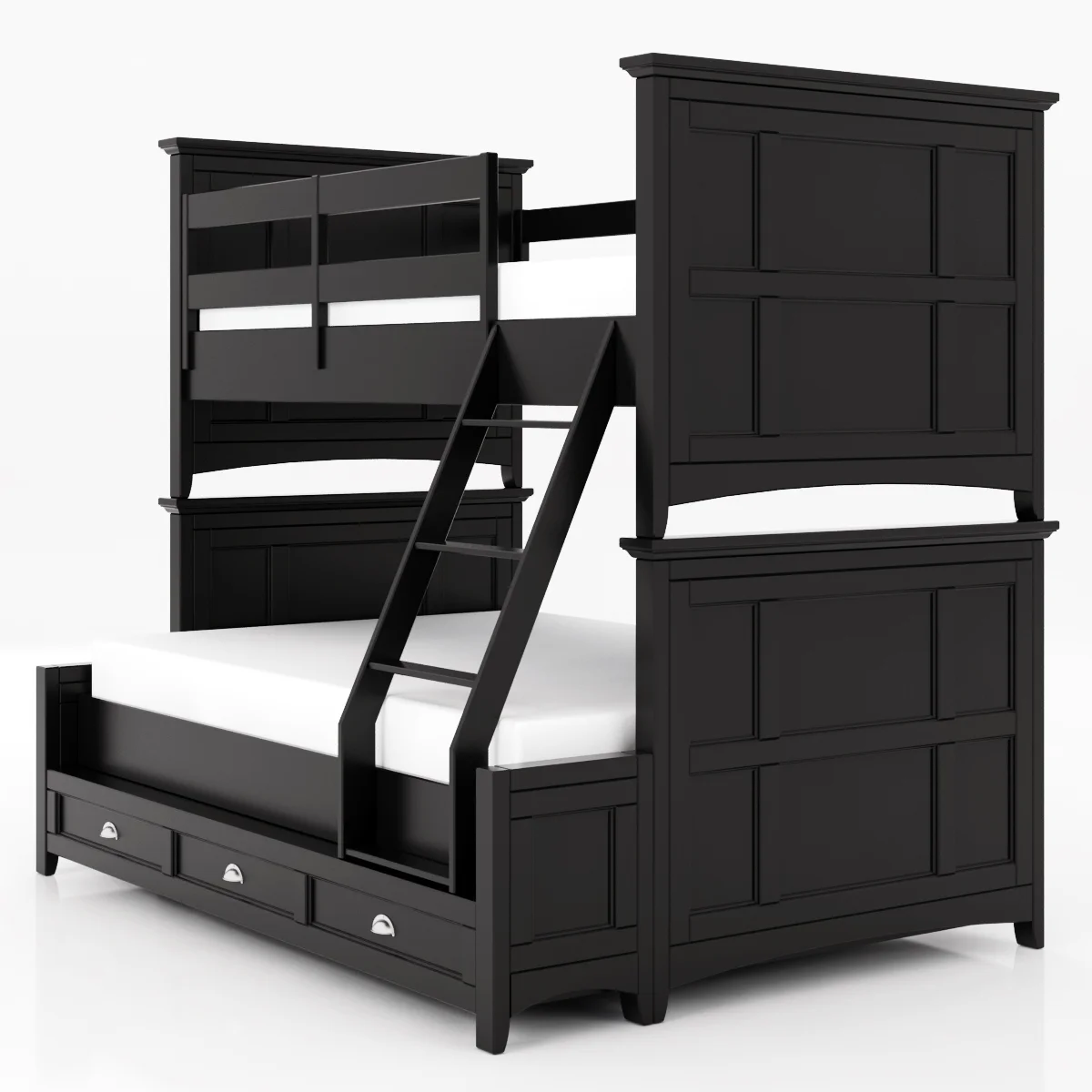 Magnussen Home Bennett Black Bunk Bed — 3D model preview 1
