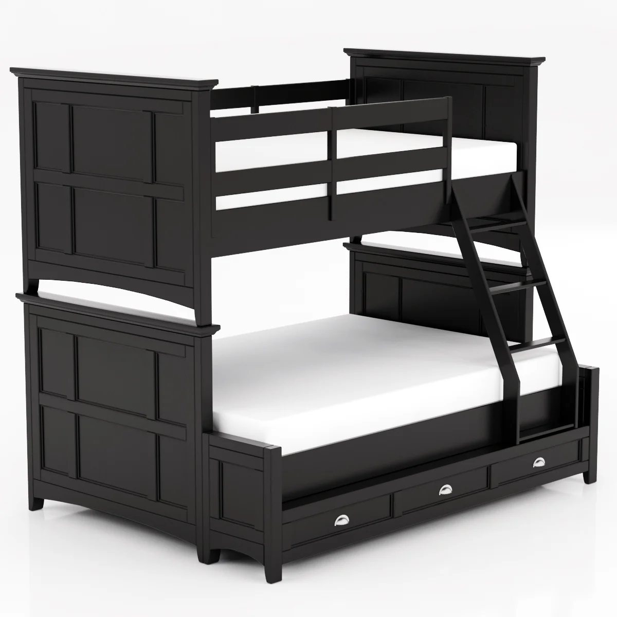 Magnussen Home Bennett Black Bunk Bed — 3D model preview 2