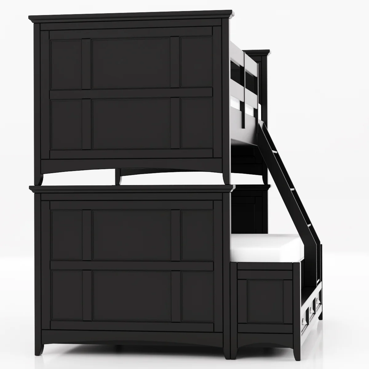 Magnussen Home Bennett Black Bunk Bed — 3D model preview 3