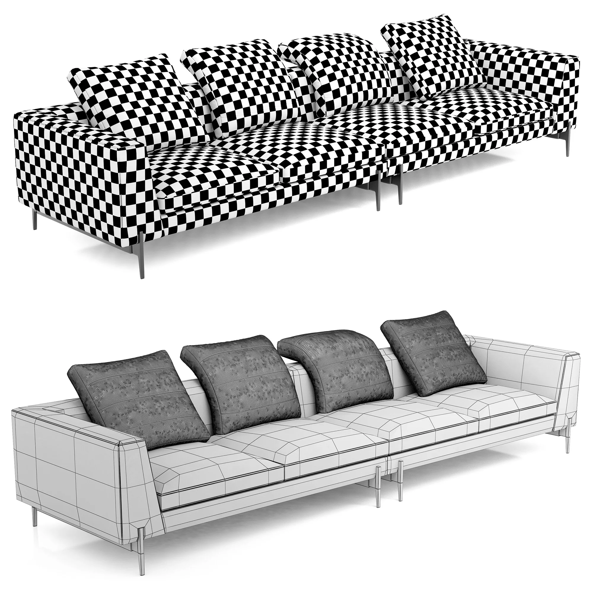 Ditre Italia Kim Relax Sofa — 3D model preview 11