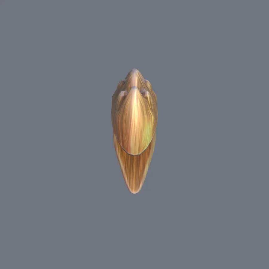 Male Hairstyle 03, 3D model preview 1