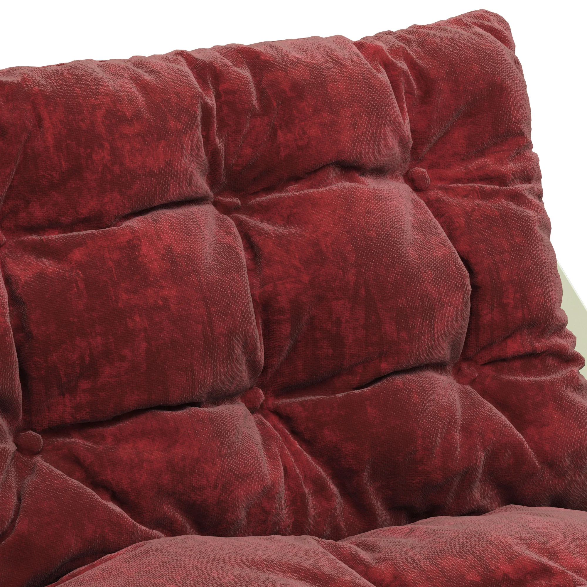 Loft Concept Accent Velvet Armchair, 3D model preview 5