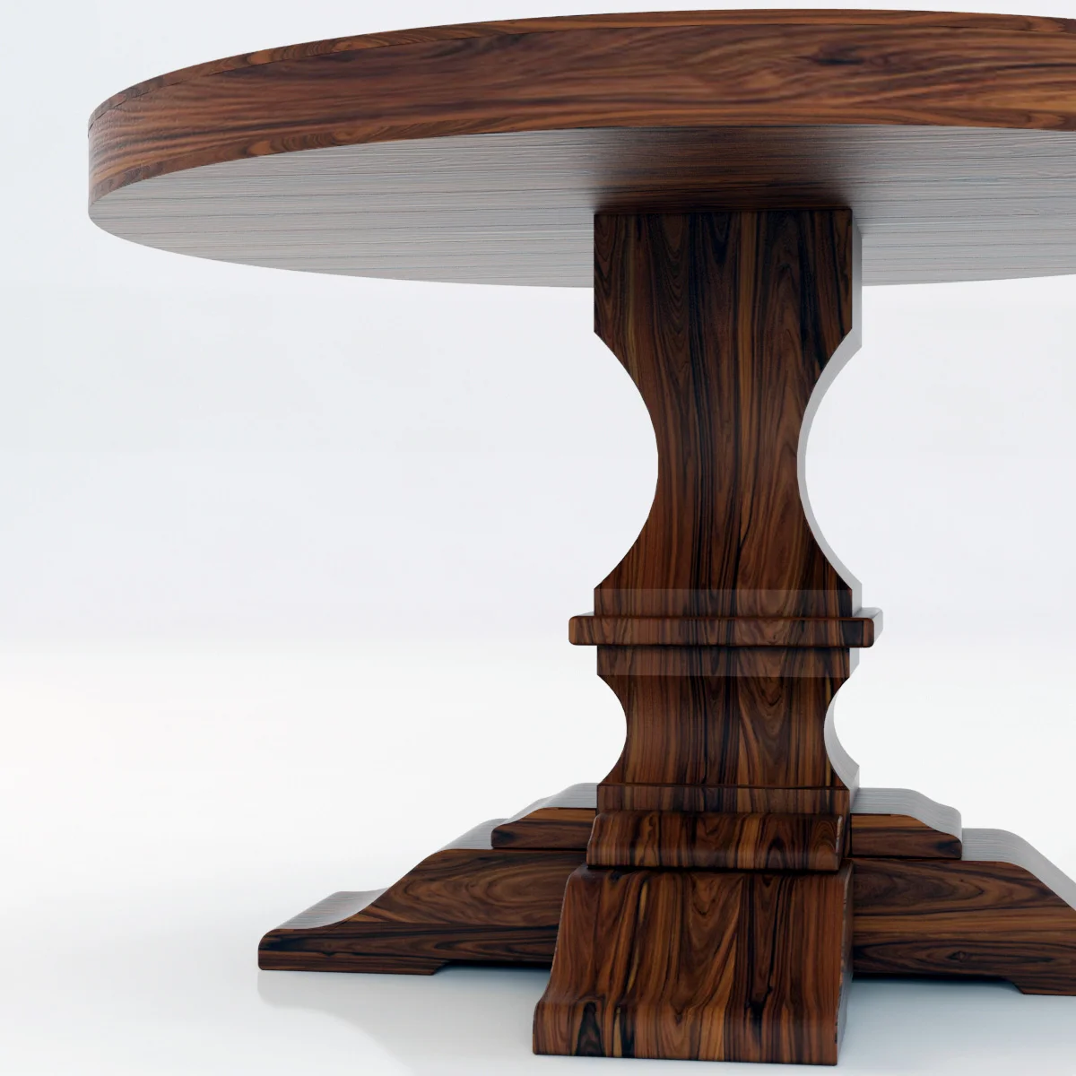 Restoration Hardware Dumont Round Dining Table — 3D model preview 2