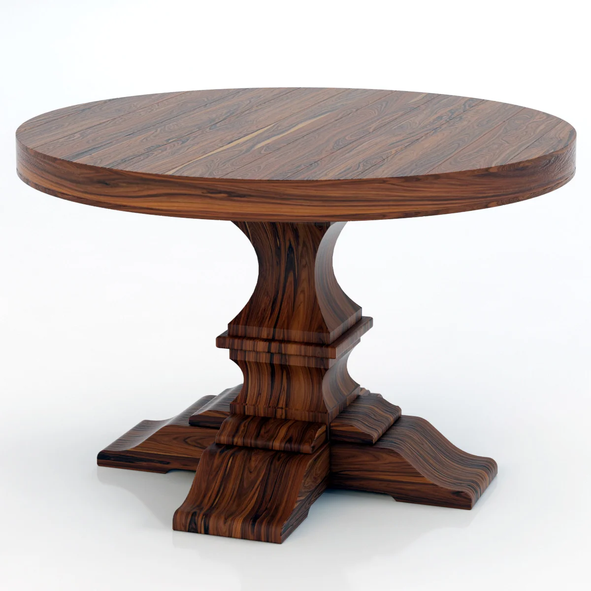 Restoration Hardware Dumont Round Dining Table — 3D model preview 4