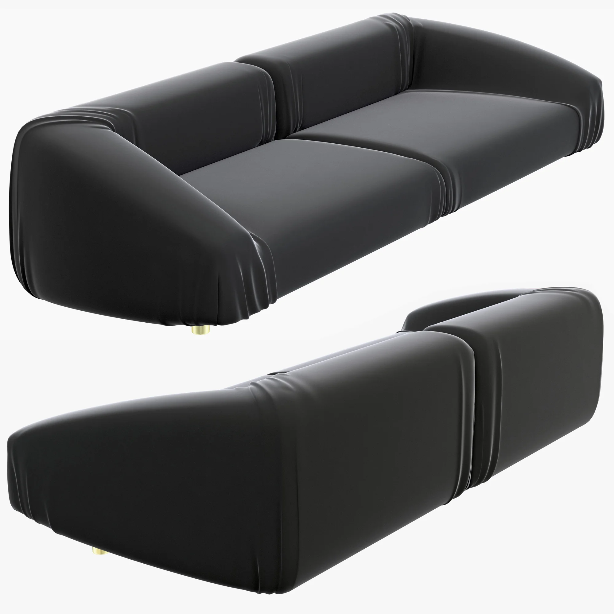 Baxter Fold Sofa — 3D model preview 6