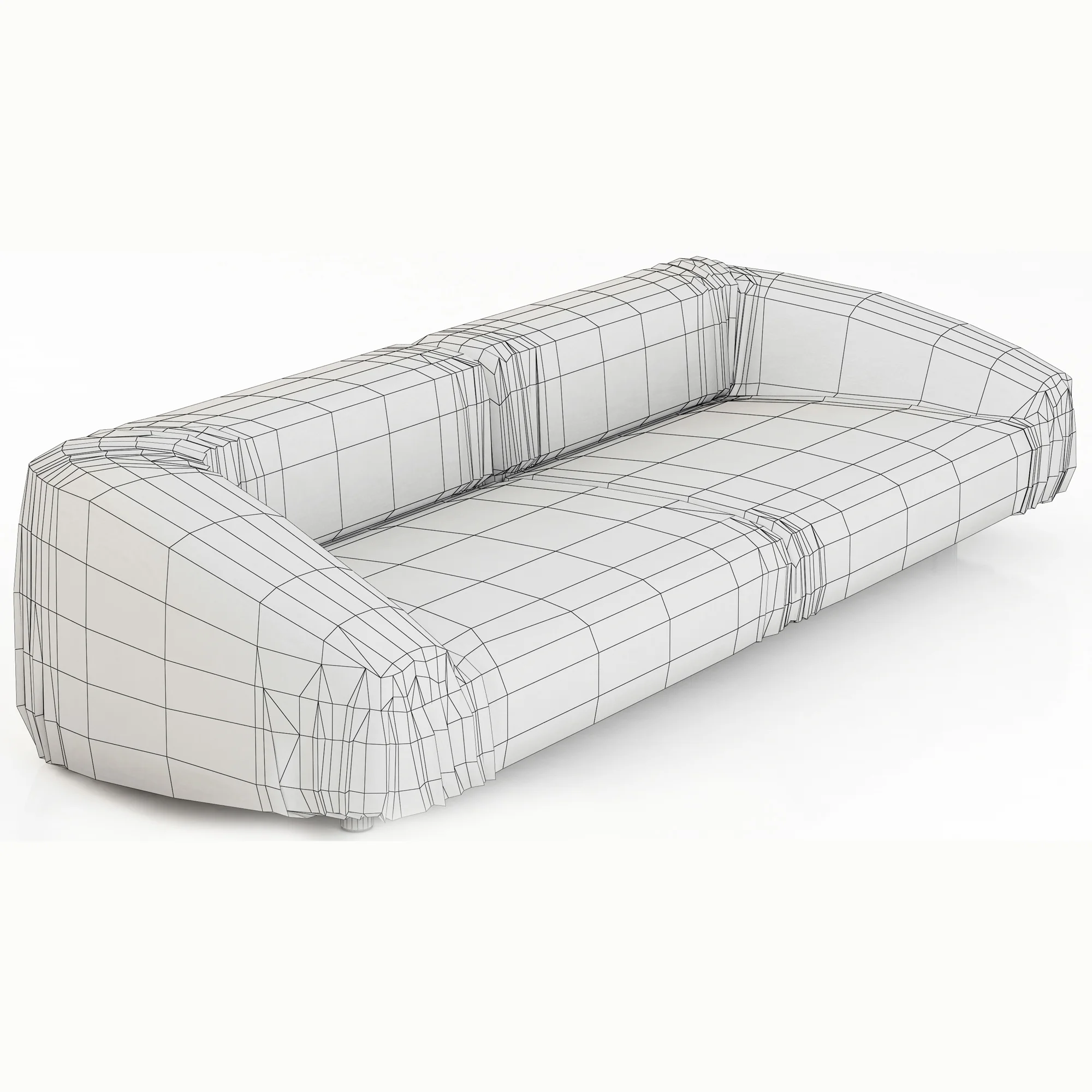 Baxter Fold Sofa — 3D model preview 8