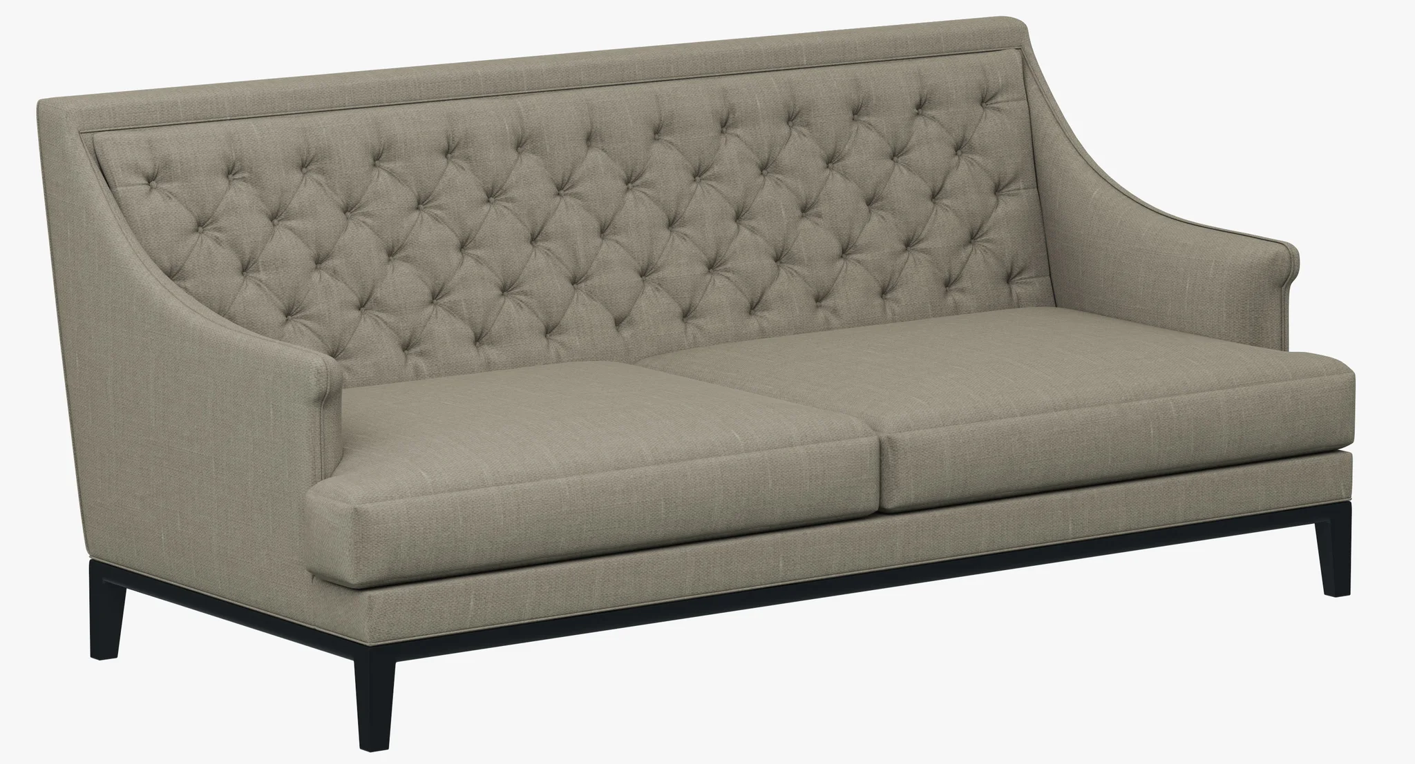Roche Bobois EPOQ 3 Seat Sofa — 3D model preview 1