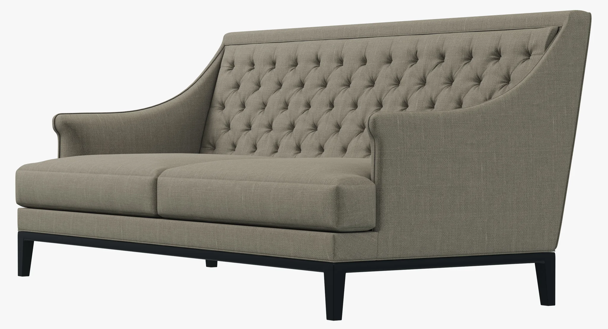 Roche Bobois EPOQ 3 Seat Sofa — 3D model preview 3