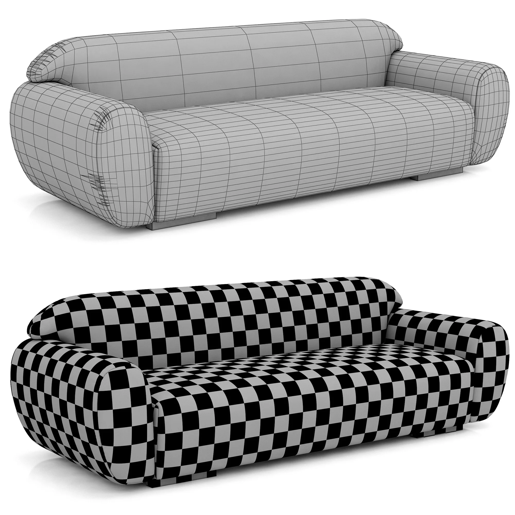 Brabbu OTTER SOFA — 3D model preview 9