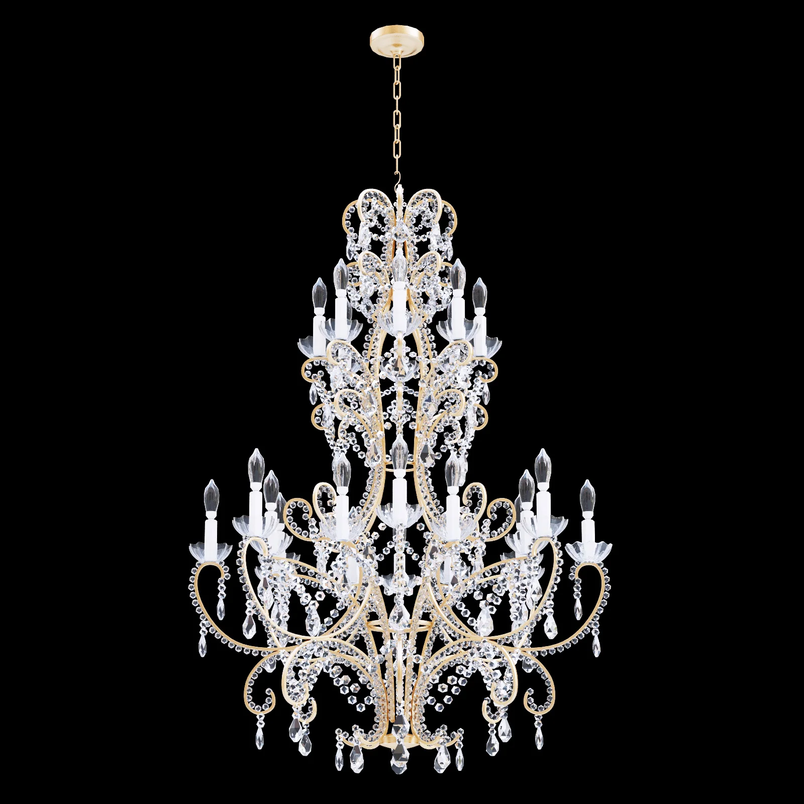 Classic Chandelier3 — 3D model preview 1