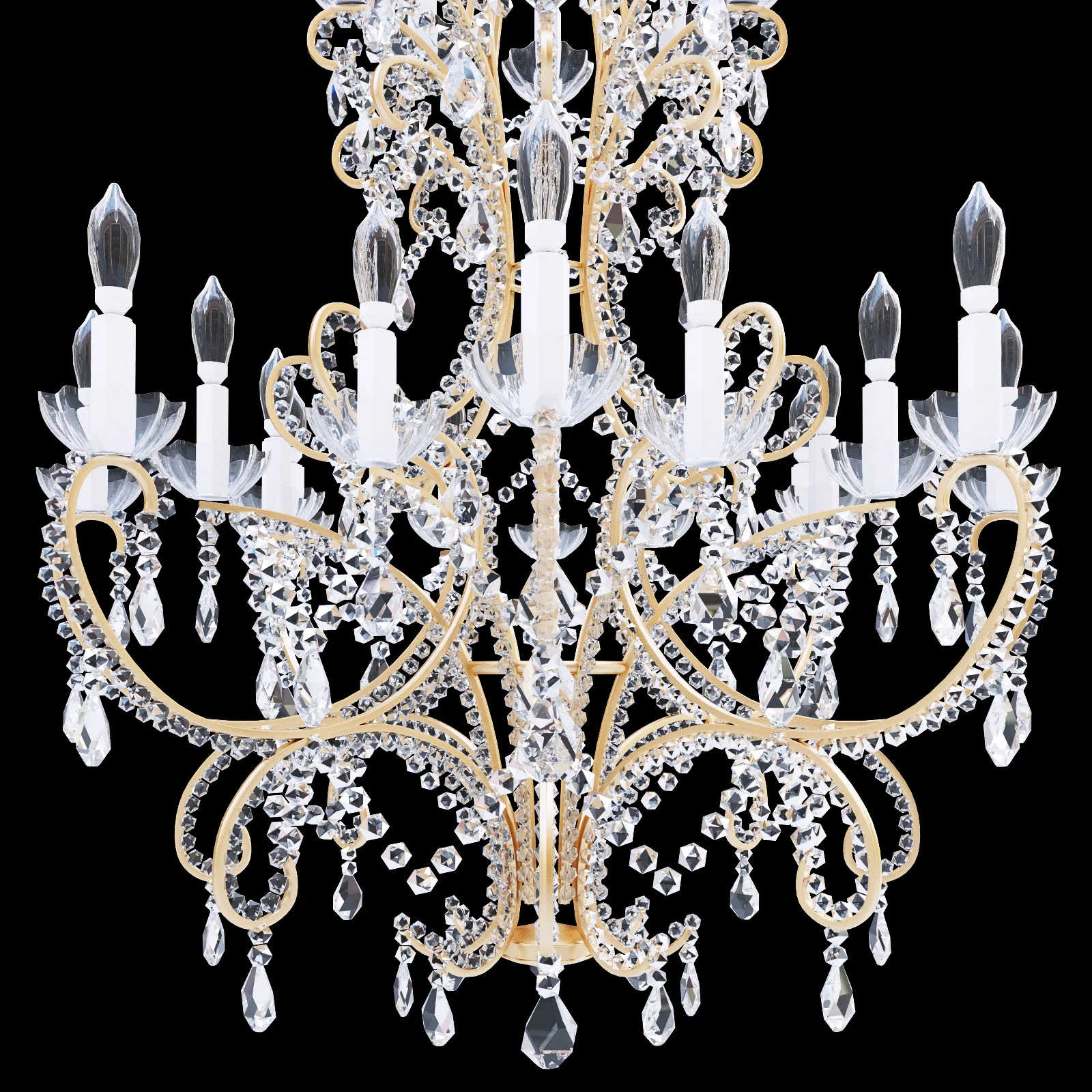 Classic Chandelier3 — 3D model preview 2