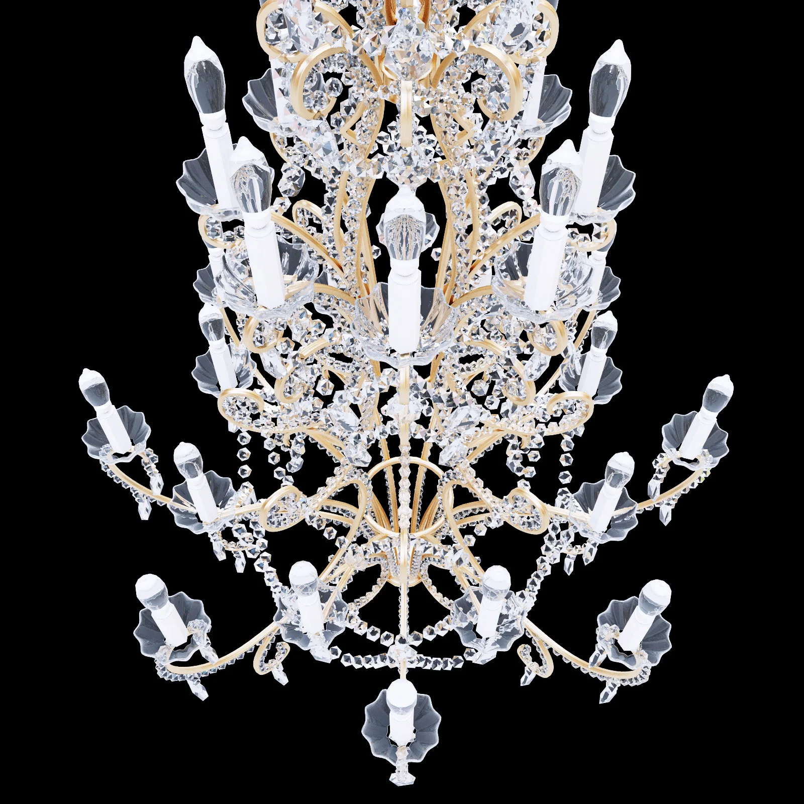 Classic Chandelier3 — 3D model preview 3