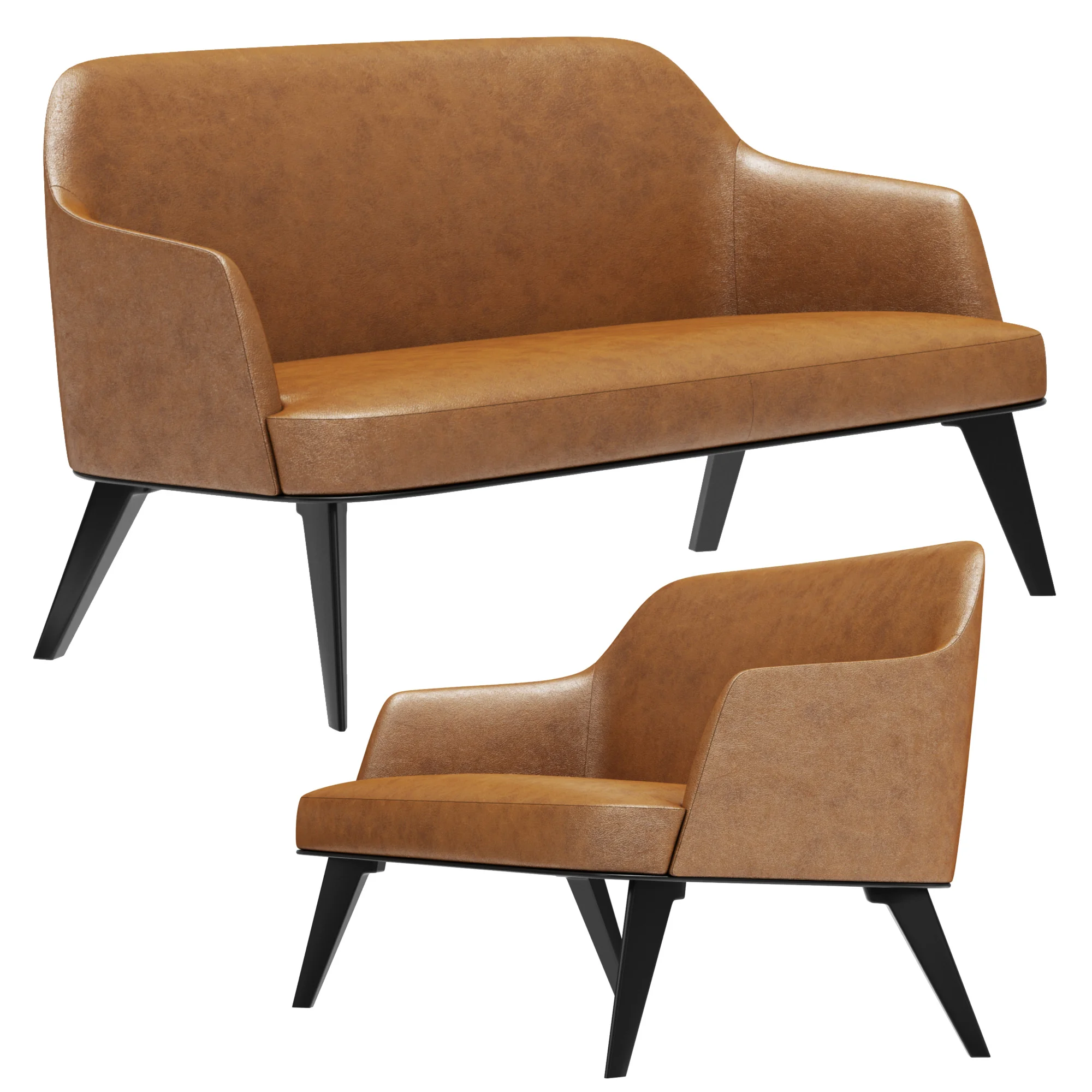Poliform Jane Sofa — 3D model preview 2
