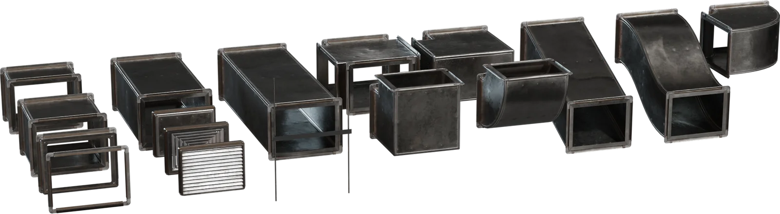 Modular Rectangular Air Duct System