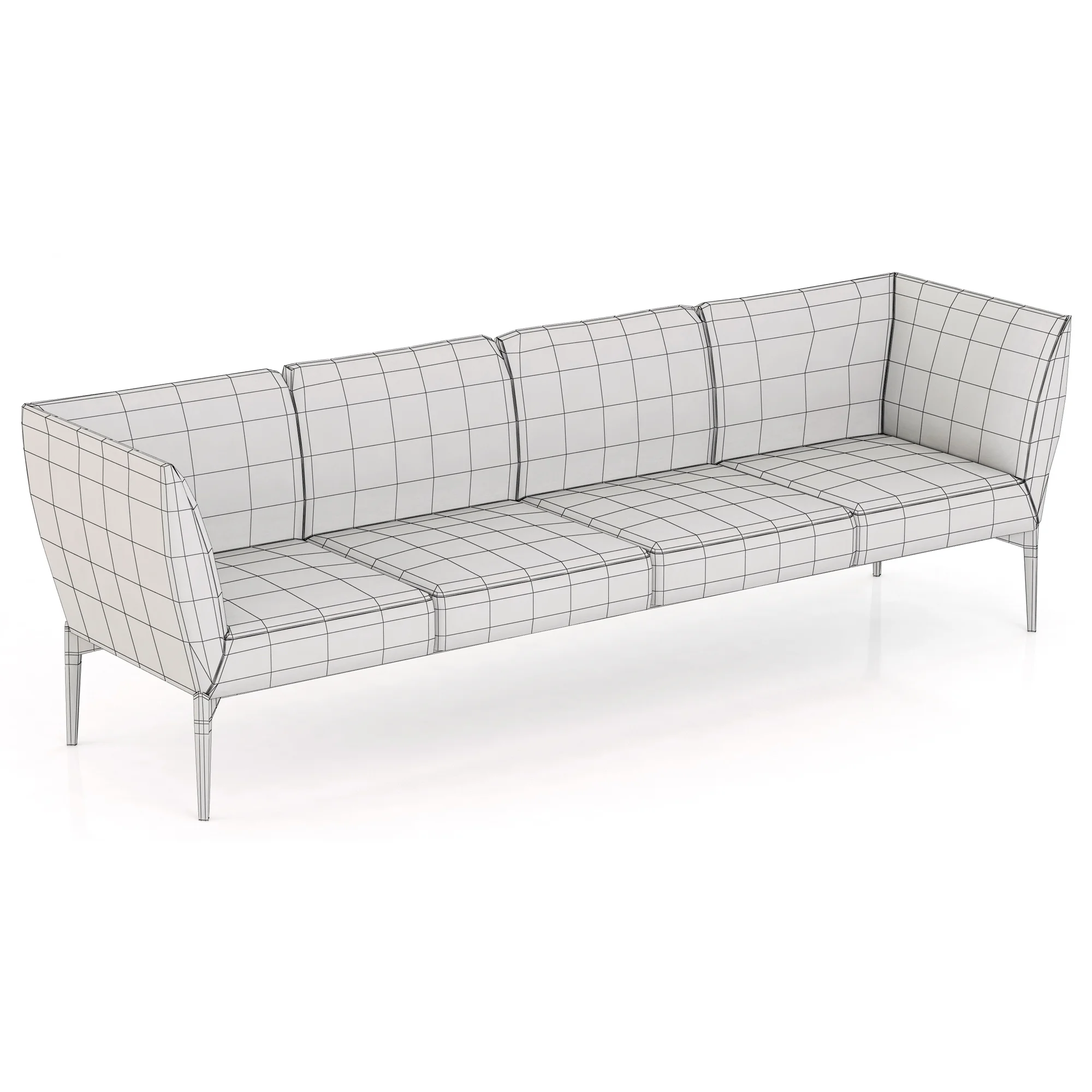 Pedrali Social Sofa — 3D model preview 5