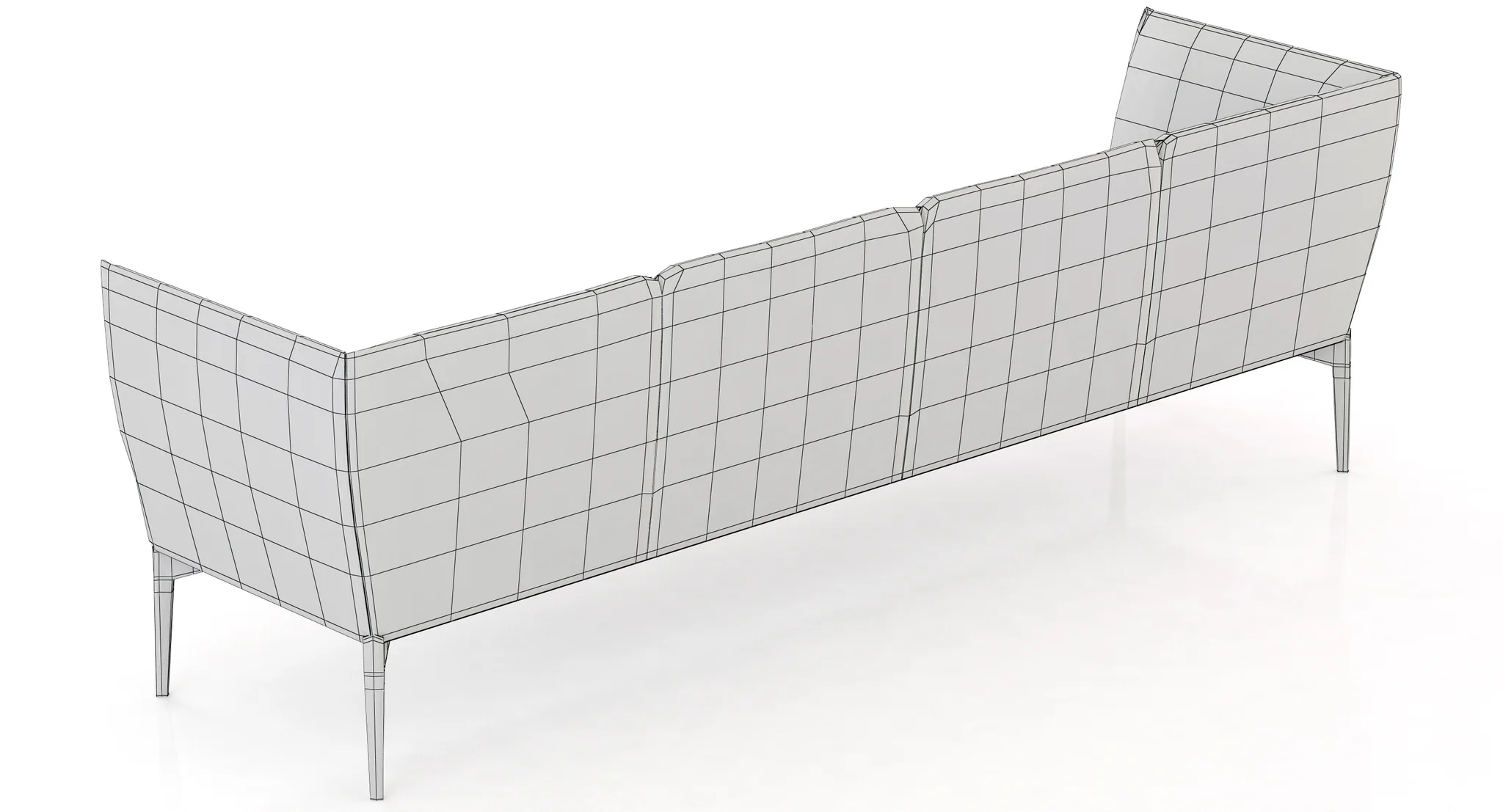 Pedrali Social Sofa — 3D model preview 9