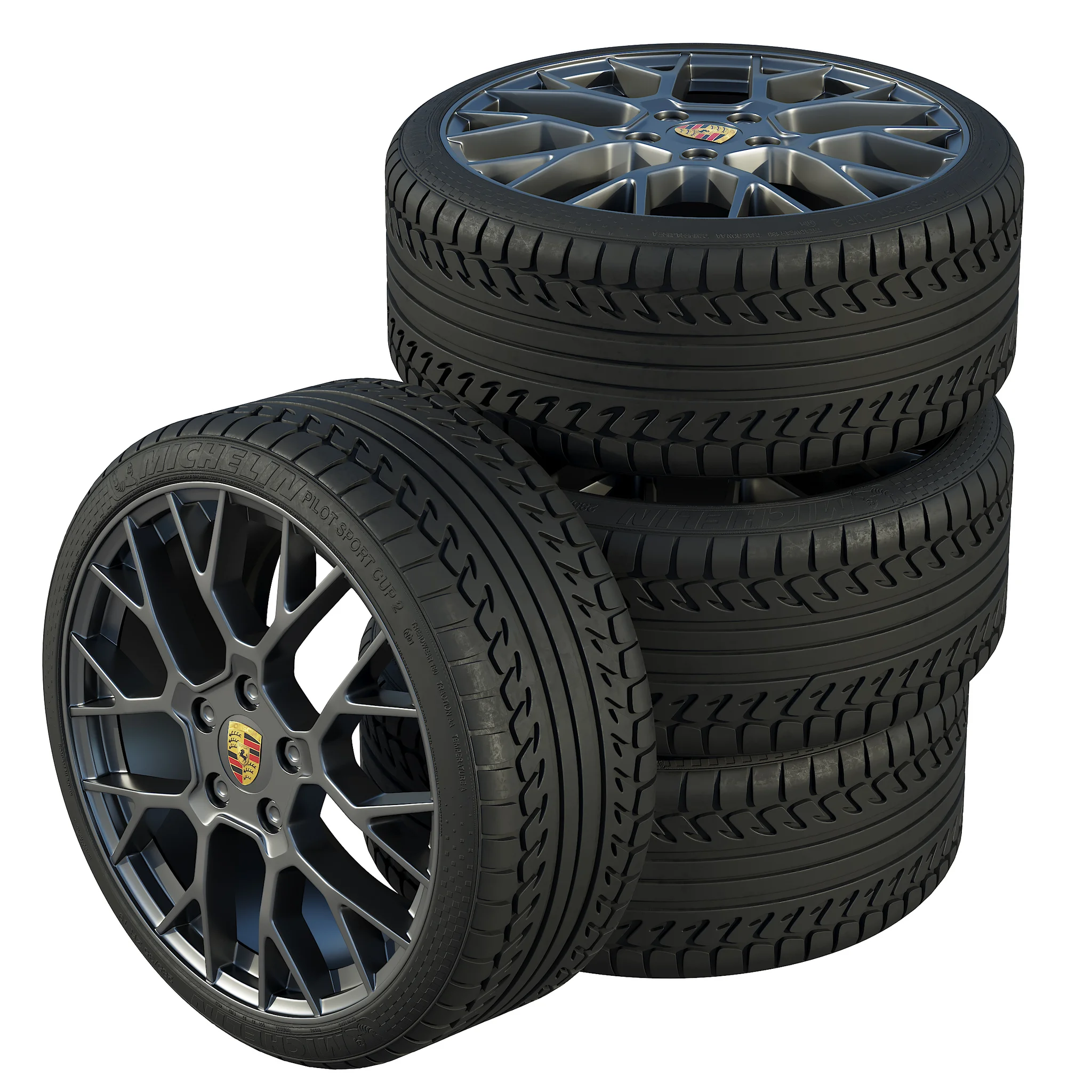 Porsche Tire, 3D model preview 1