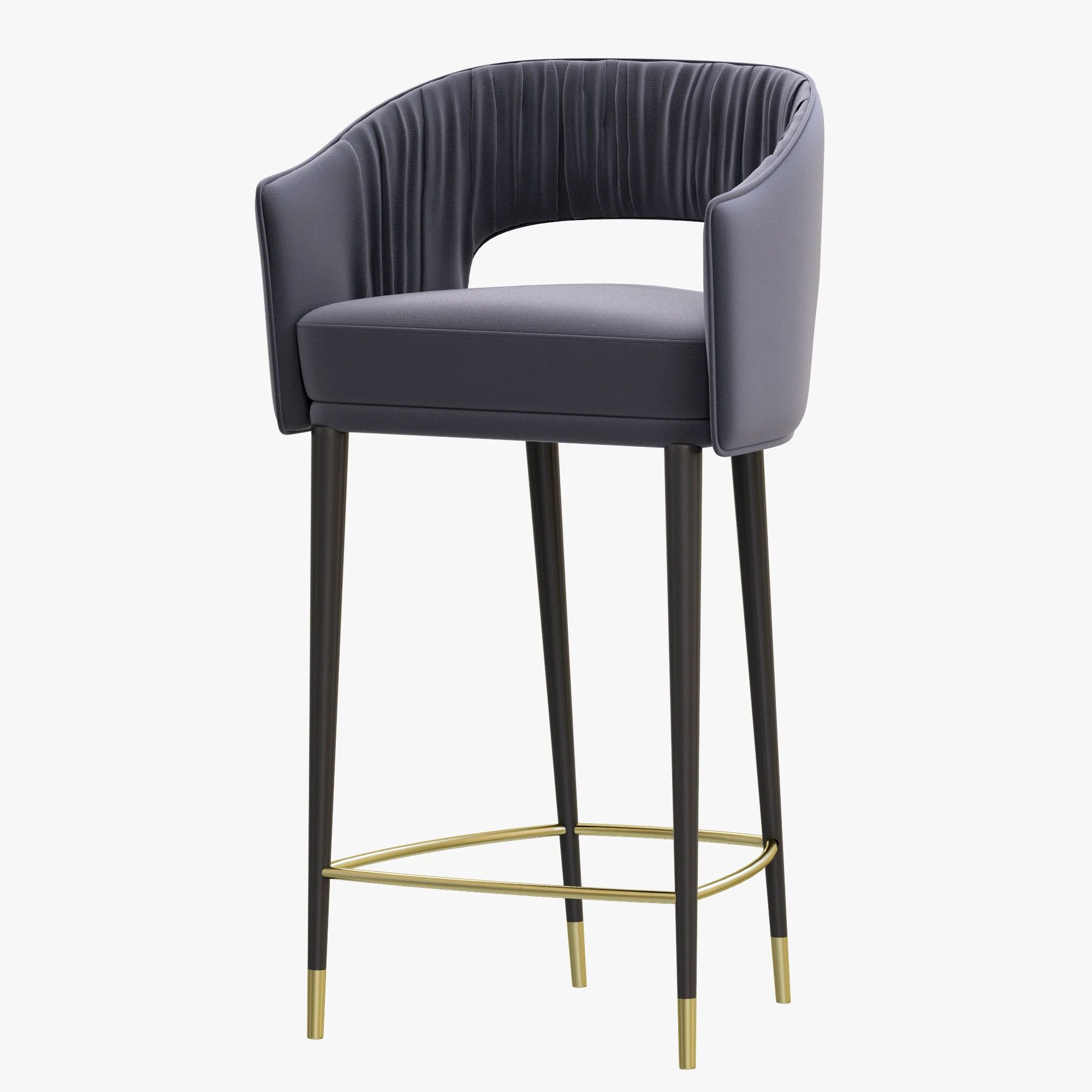Brabbu STOLA Bar Chair — 3D model preview 8