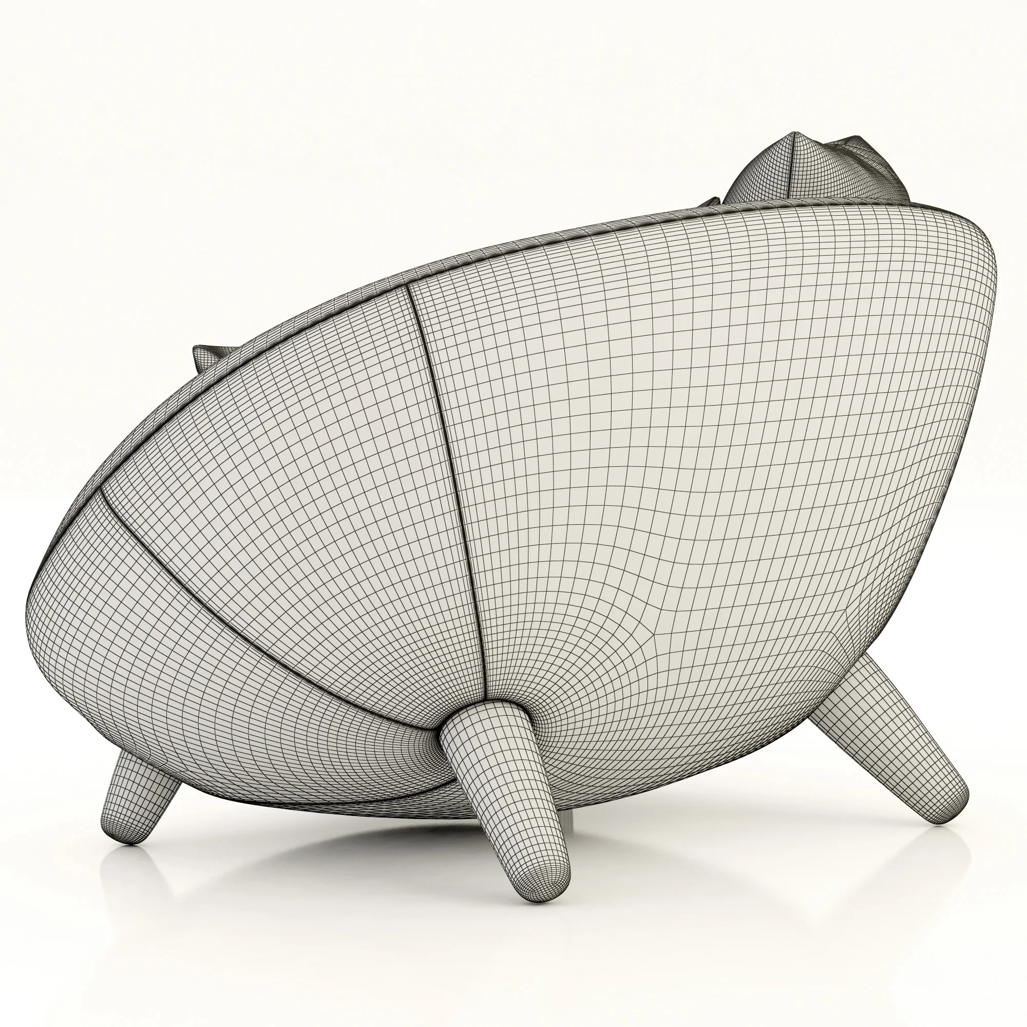 Moooi Love Sofa — 3D model preview 8