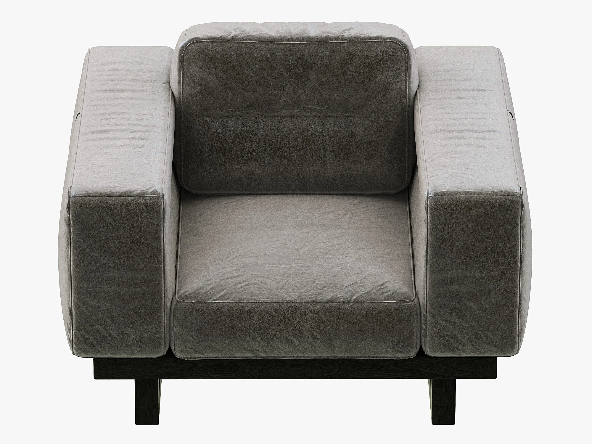 Restoration Hardware Durrell Leather Chair — 3D model preview 10