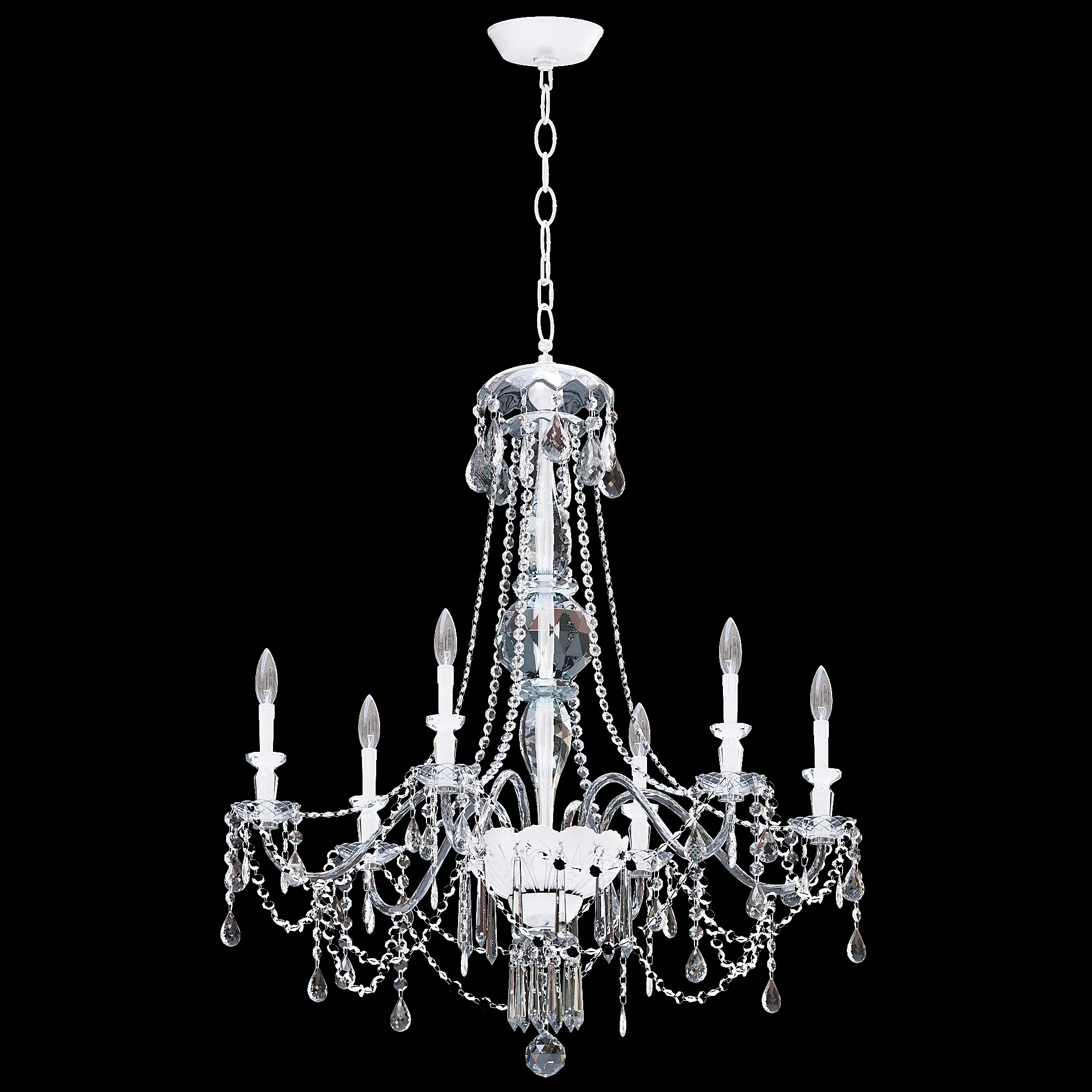Ralph Lauren DANIELA WIDE CHANDELIER IN CRYSTAL — 3D model preview 2