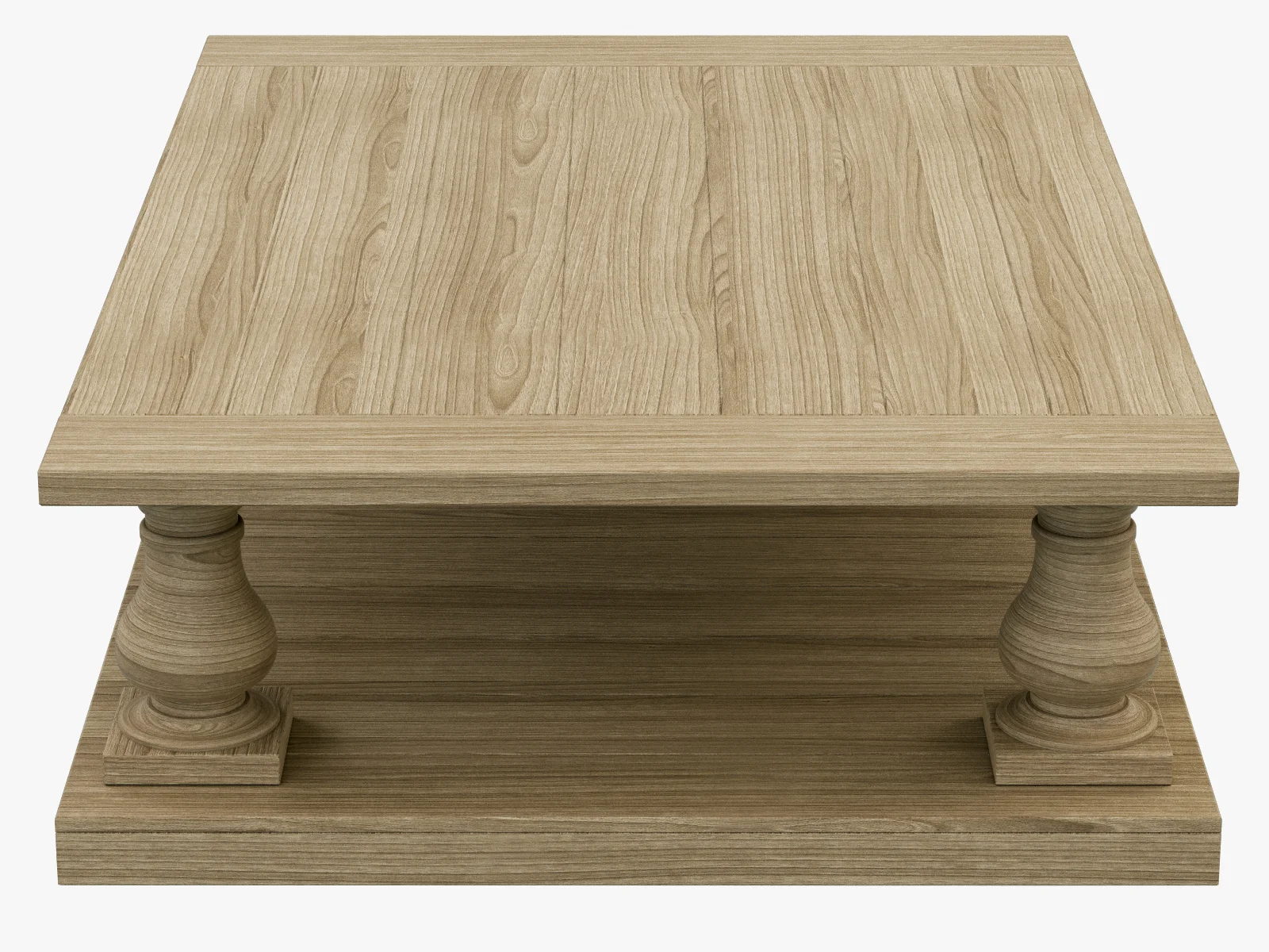 Coco Republic Library Balustrade Coffee Table — 3D model preview 2