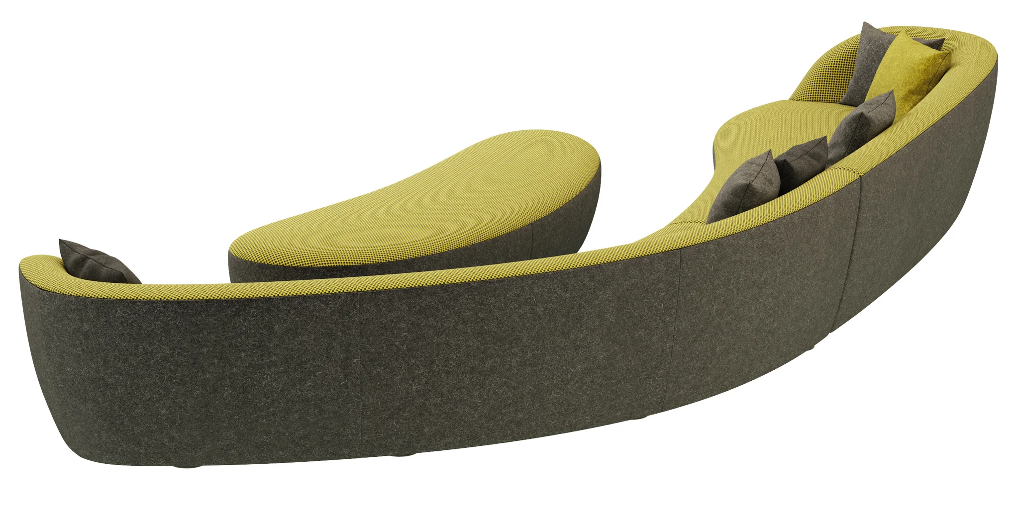 Roche Bobois EDITO CORNER MERIDIENNE MAXI RIGHT, 3D model preview 6