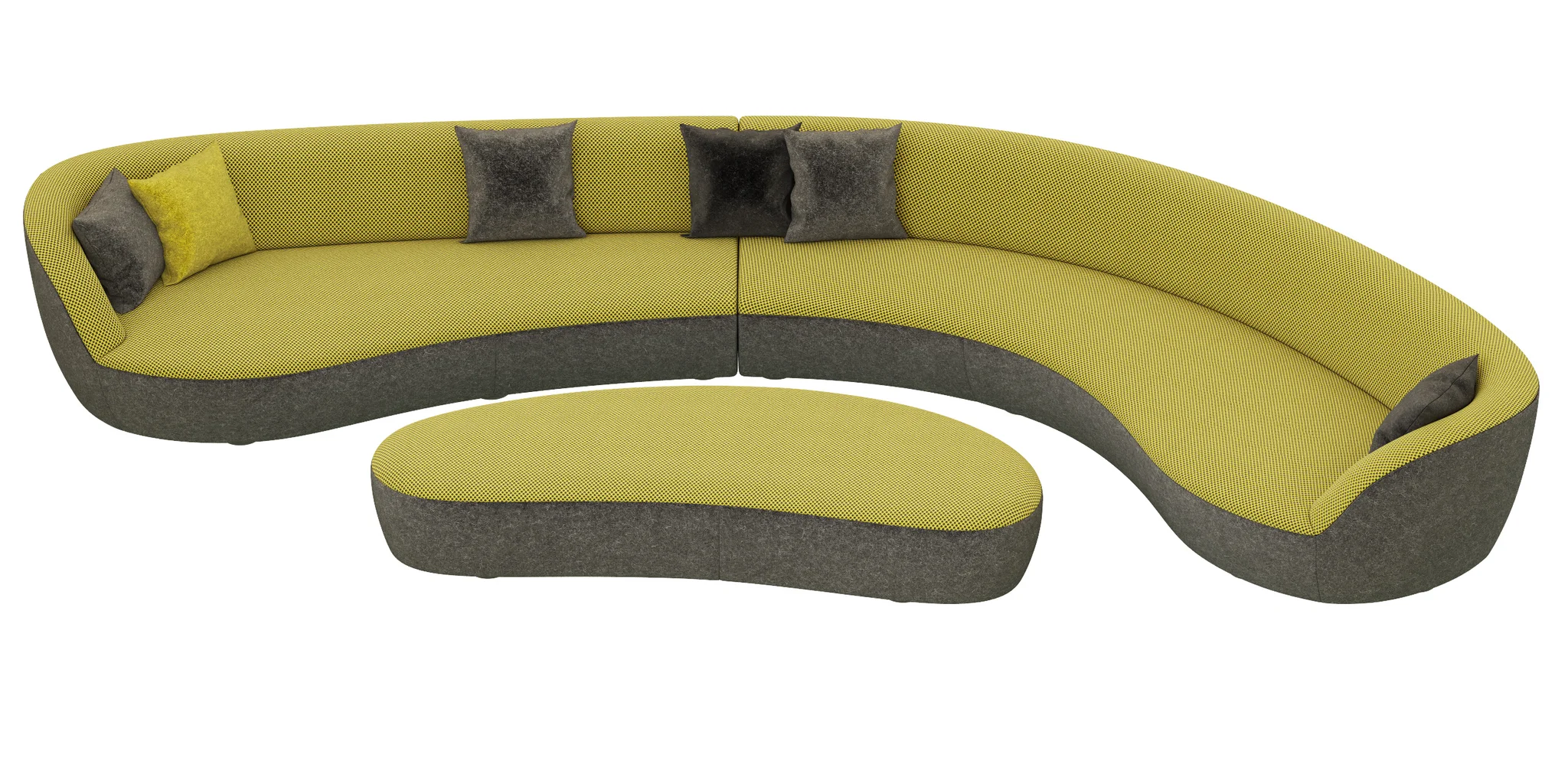 Roche Bobois EDITO CORNER MERIDIENNE MAXI RIGHT, 3D model preview 8