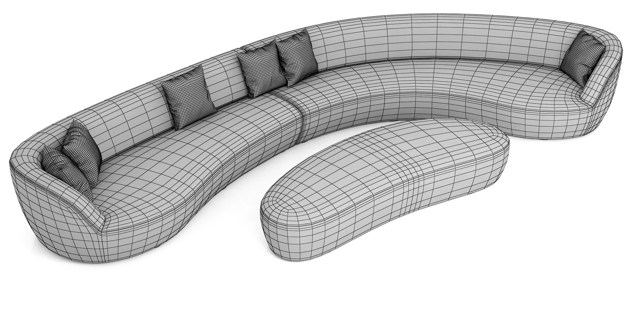 Roche Bobois EDITO CORNER MERIDIENNE MAXI RIGHT, 3D model preview 9
