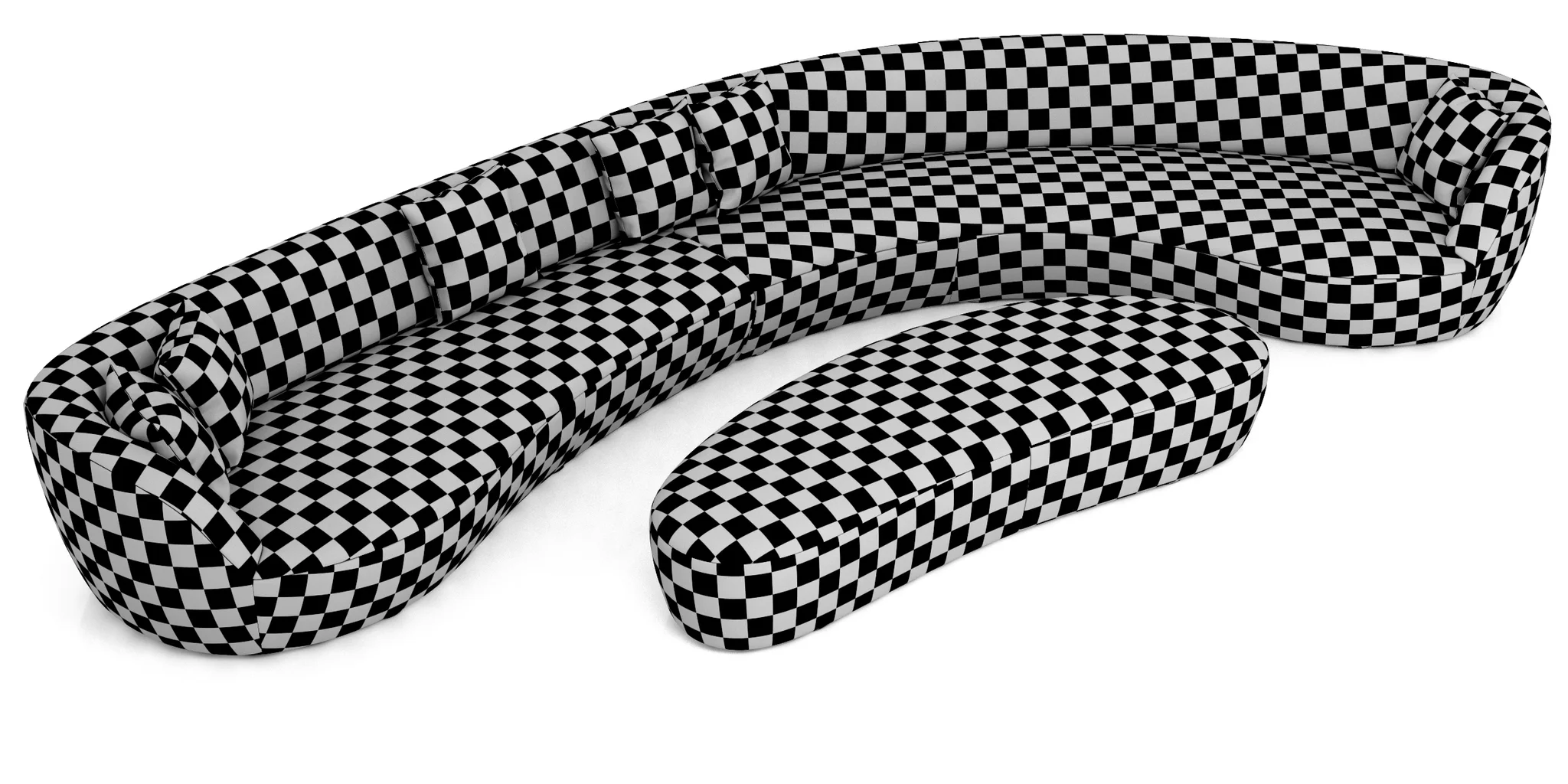 Roche Bobois EDITO CORNER MERIDIENNE MAXI RIGHT, 3D model preview 11