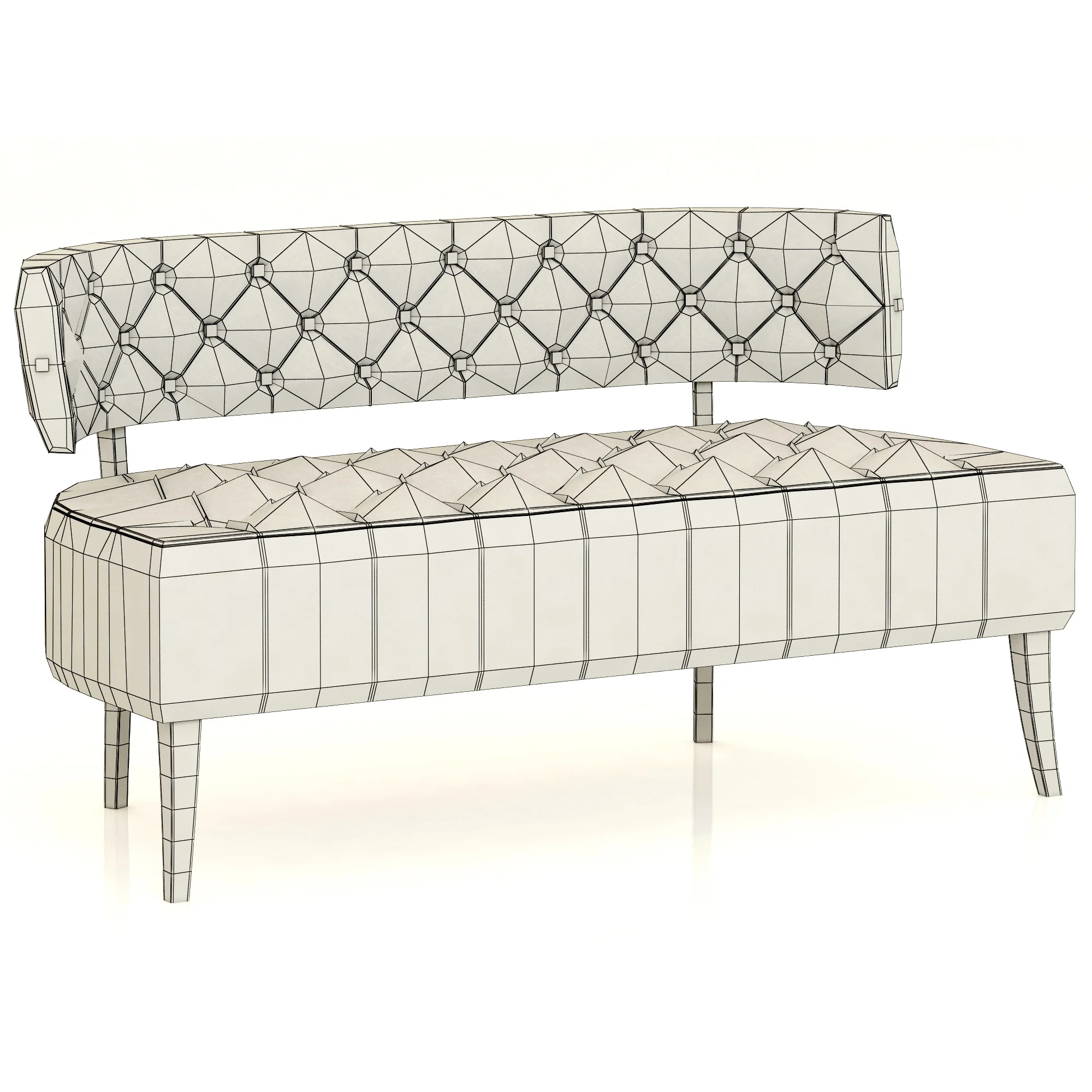 Brabbu ZULU Sofa — 3D model preview 5