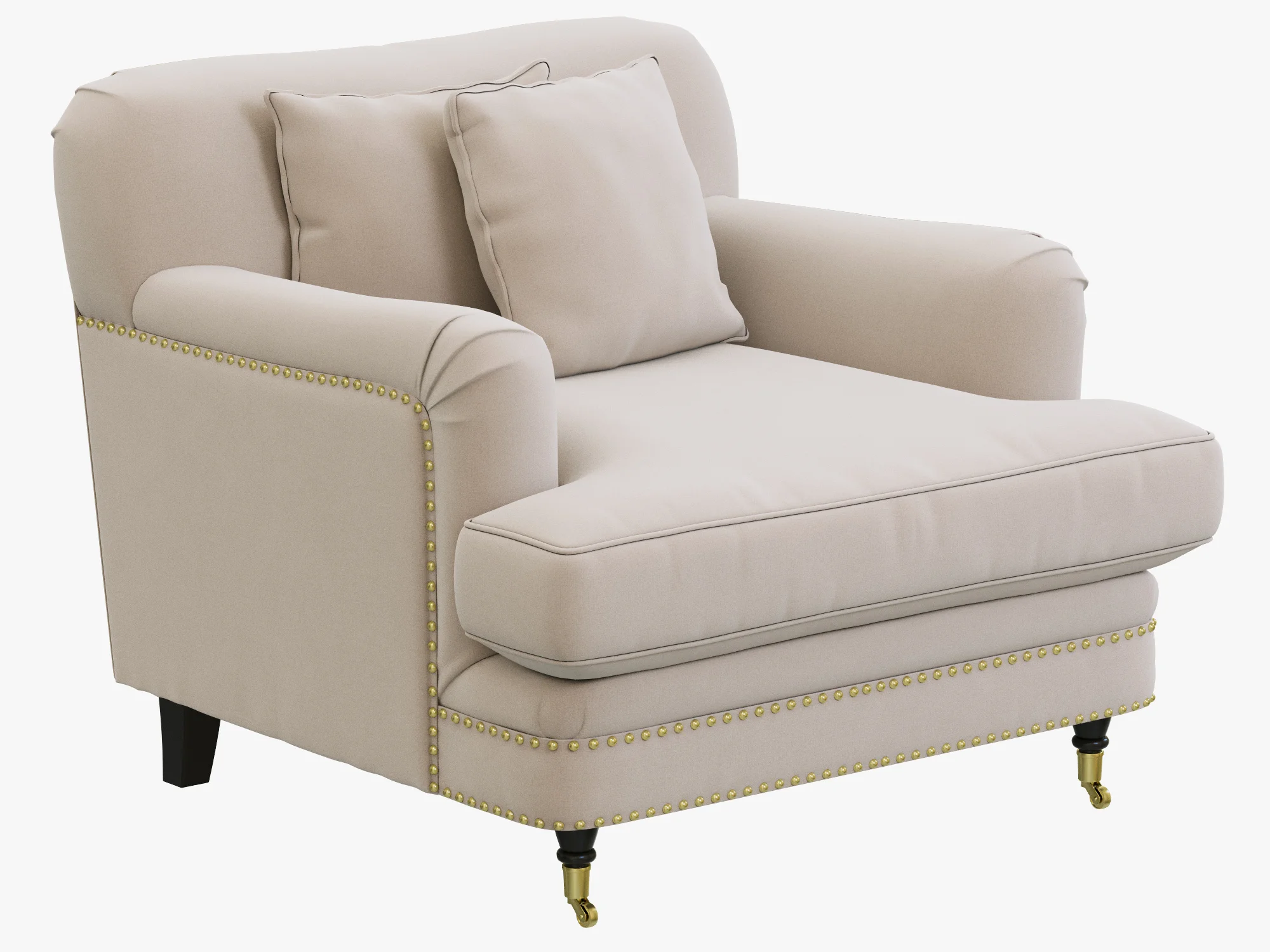 Dantone Home Bove Armchair — 3D model preview 1